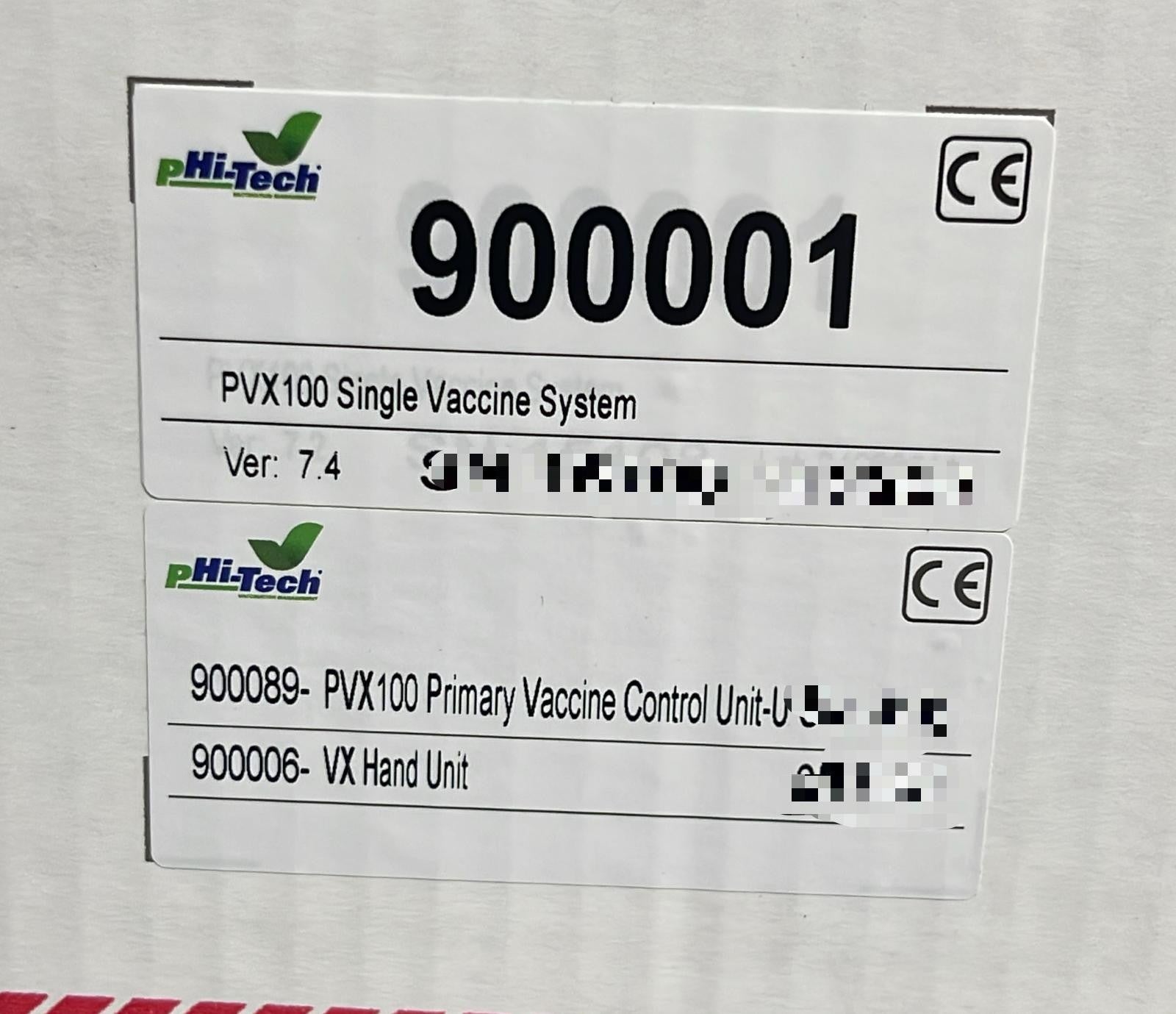 PHI‑TECH PVX100 Poultry Vaccination System – Single Kit *NEW SEALED*