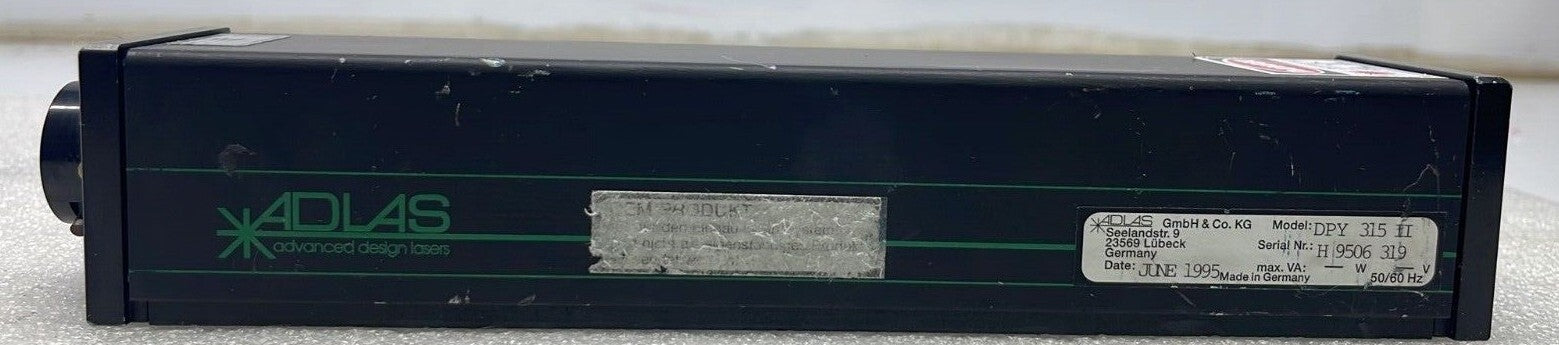 [FOR PARTS] Advanced Design Lasers ADLAS DPY 315 II