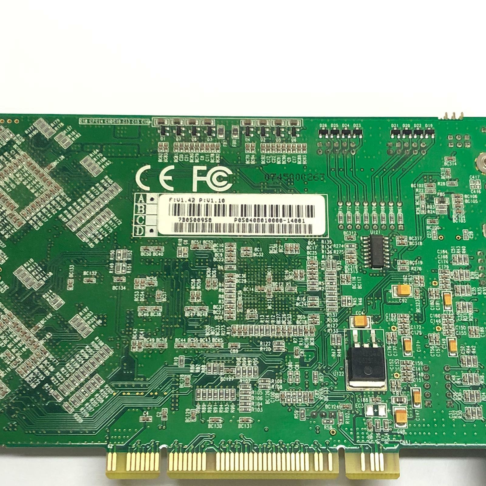 VIDEO INSIGHT VNH2408 8CH/240FPS D1 MPEG V1.40 D1 120 PCI VIDEO CARD
