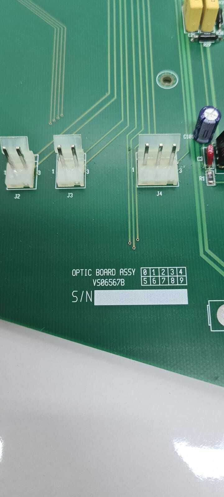 Optic Master Controller Board  ASSY VS06567B 2003013B PCB 006566B CS OPT2 Optic