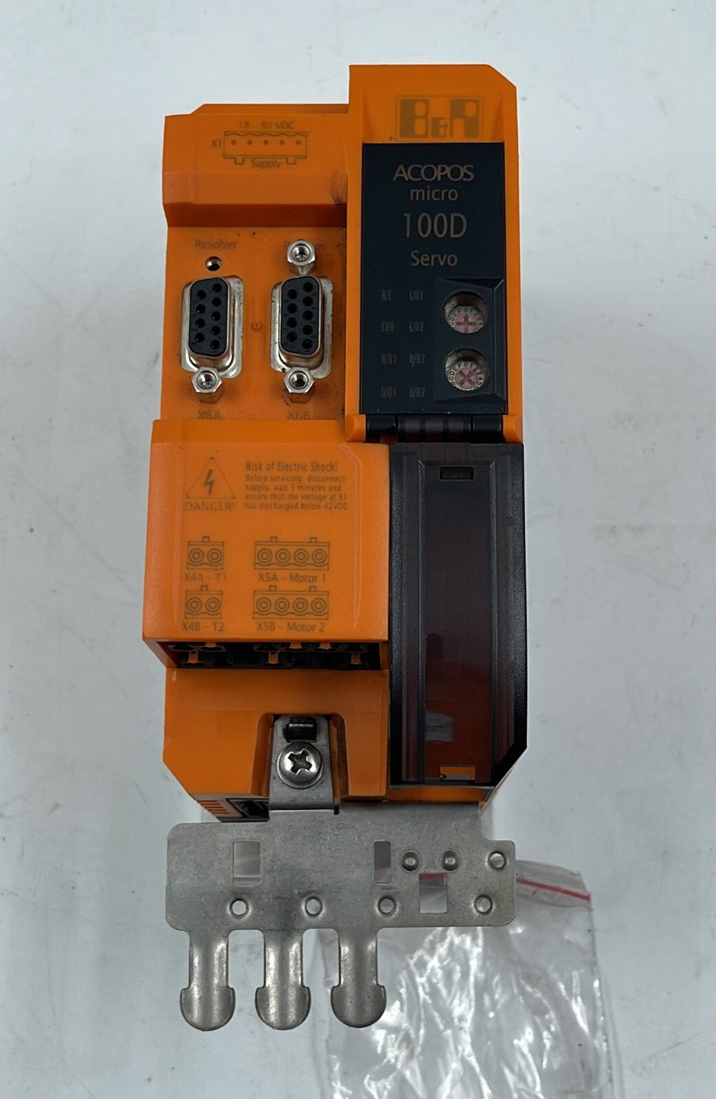 B&R Automation ACOPOS Micro 100D Servo Drive 80VD100PD.C022-01 Rev. D0  **AS-IS