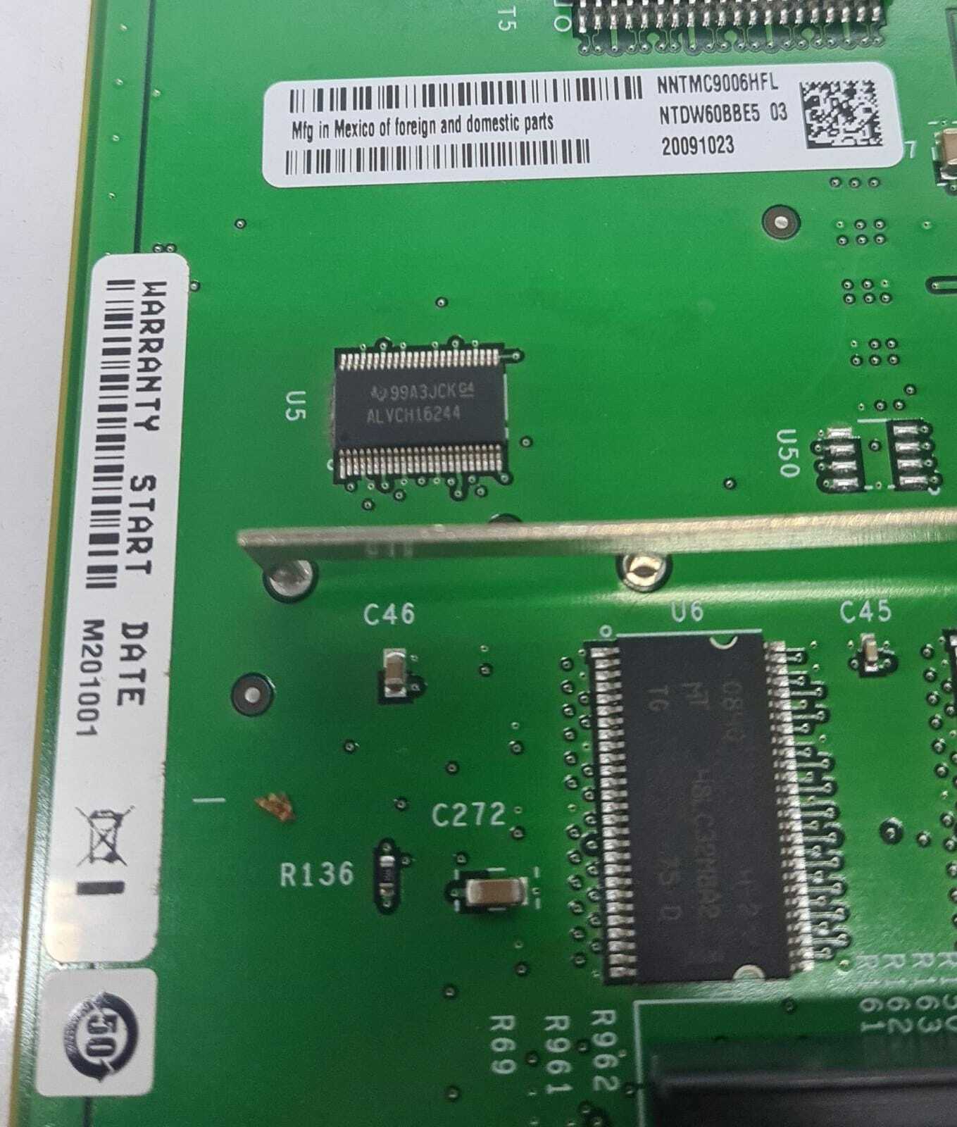 Nortel NTDW60BBE5 RLSE 03 MGC Media Gateway Controller Card & Flash & Daughters