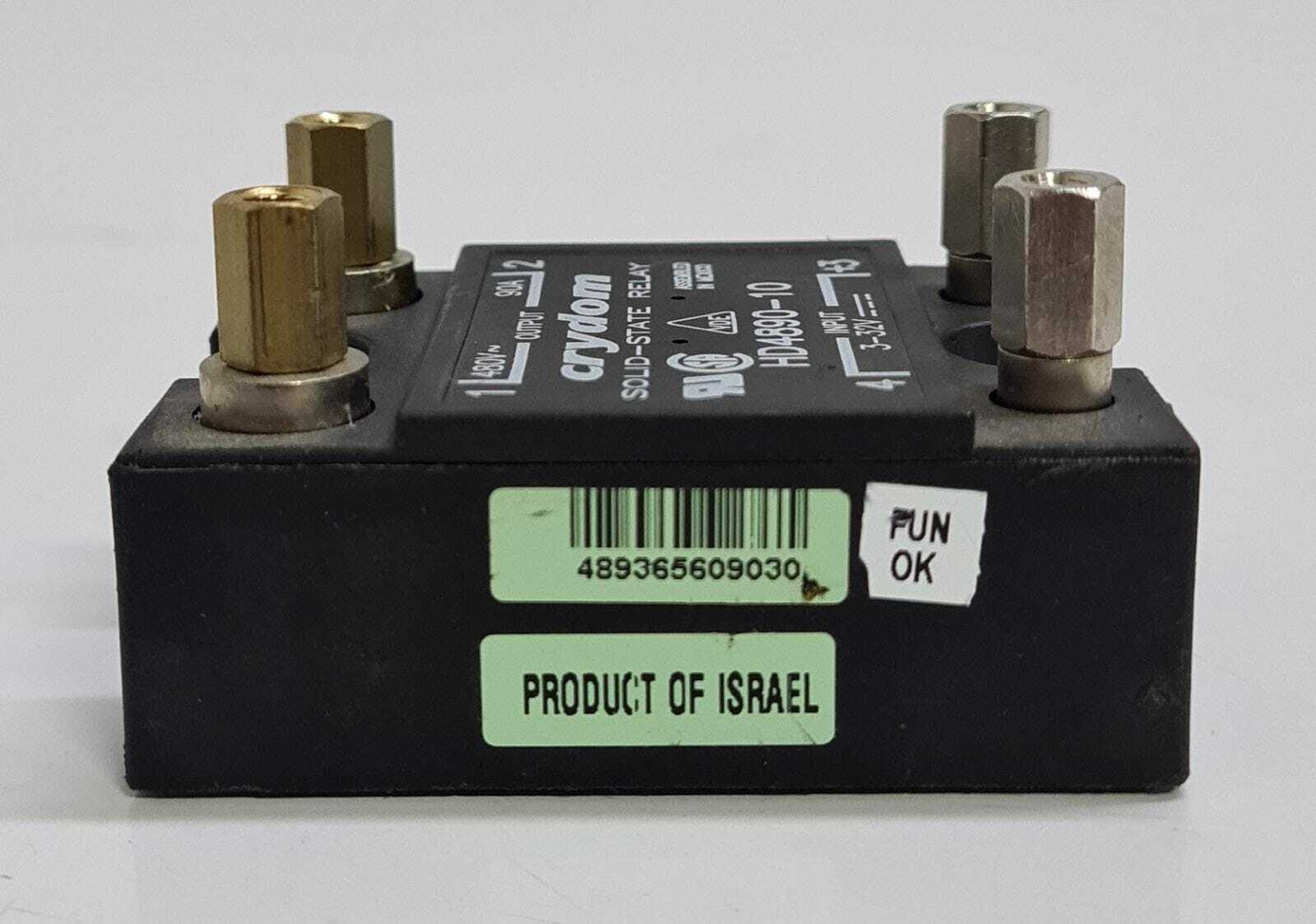 Crydom HD4890-10 SSR Solid State Relay 480V 90A Panel Mount