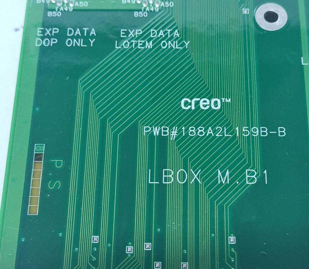 CREO HASL 503D1C063S- A LBOX M.B1 PWB 188A2L159B- B Exp Data LOTEM