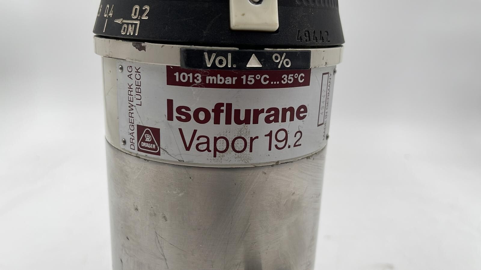 Drager Isoflurane Vapor 19.2 1013-mbar 49442