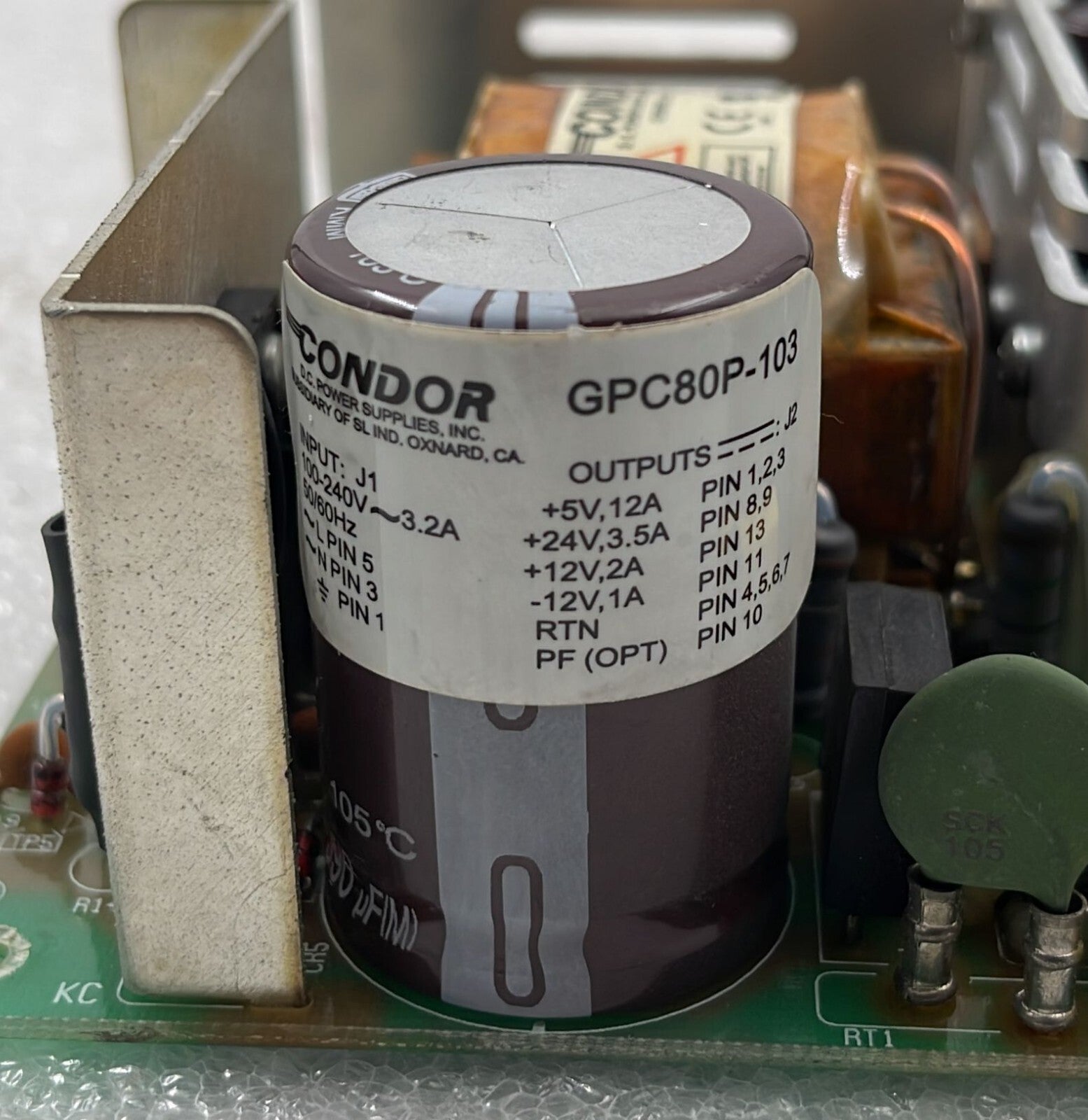 CONDOR GPC80P-103  POWER SUPPLY