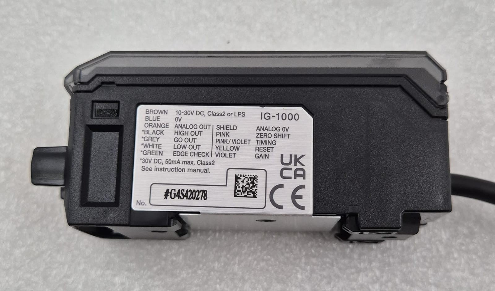 KEYENCE IG Intelligent-G LASER SENSOR IG-1000 TRANSMITTER **NEW**