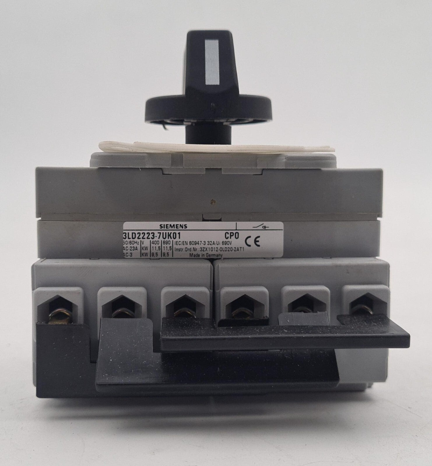 NEW - Siemens 3LD2223-7UK01 Changeover Switch Knob 3ZX1012-0LD20-2AT1