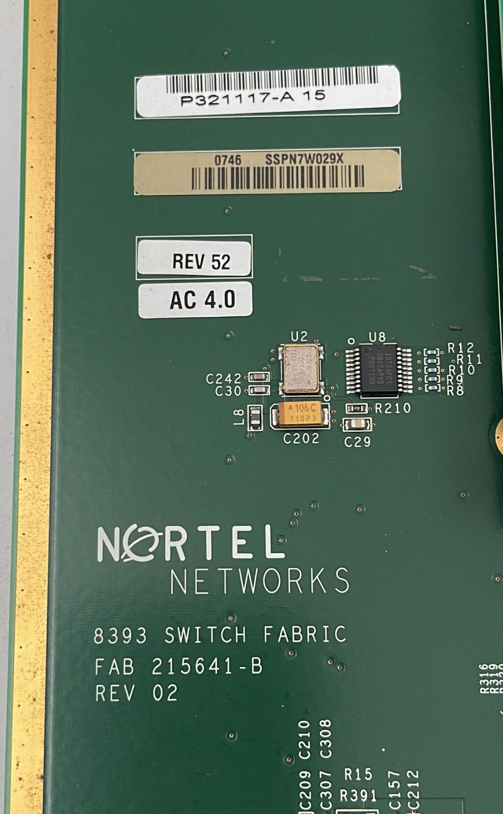 Nortel Network 8393SF FAB 215641-B REV 02 Switch Fabric