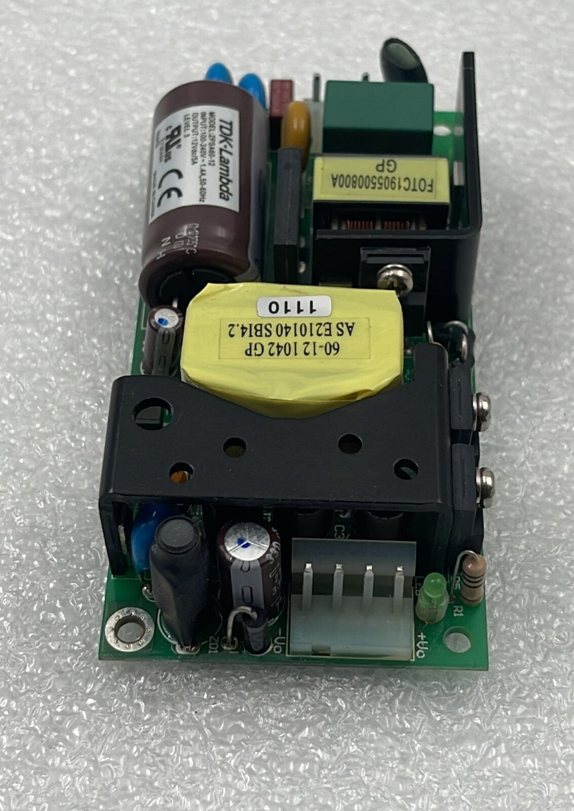 TDK Lambada ZPSA60-20 Power Supply 100-240V ~1.4A 50-60Hz 12Vdc/5A