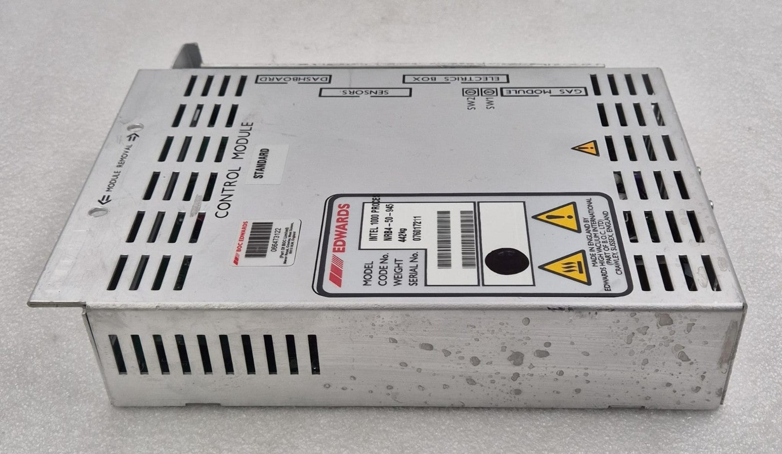 EDWARDS STANDARD Control Module NRB4-50-945 INTEL 1000 PROCESS PCB D37410212