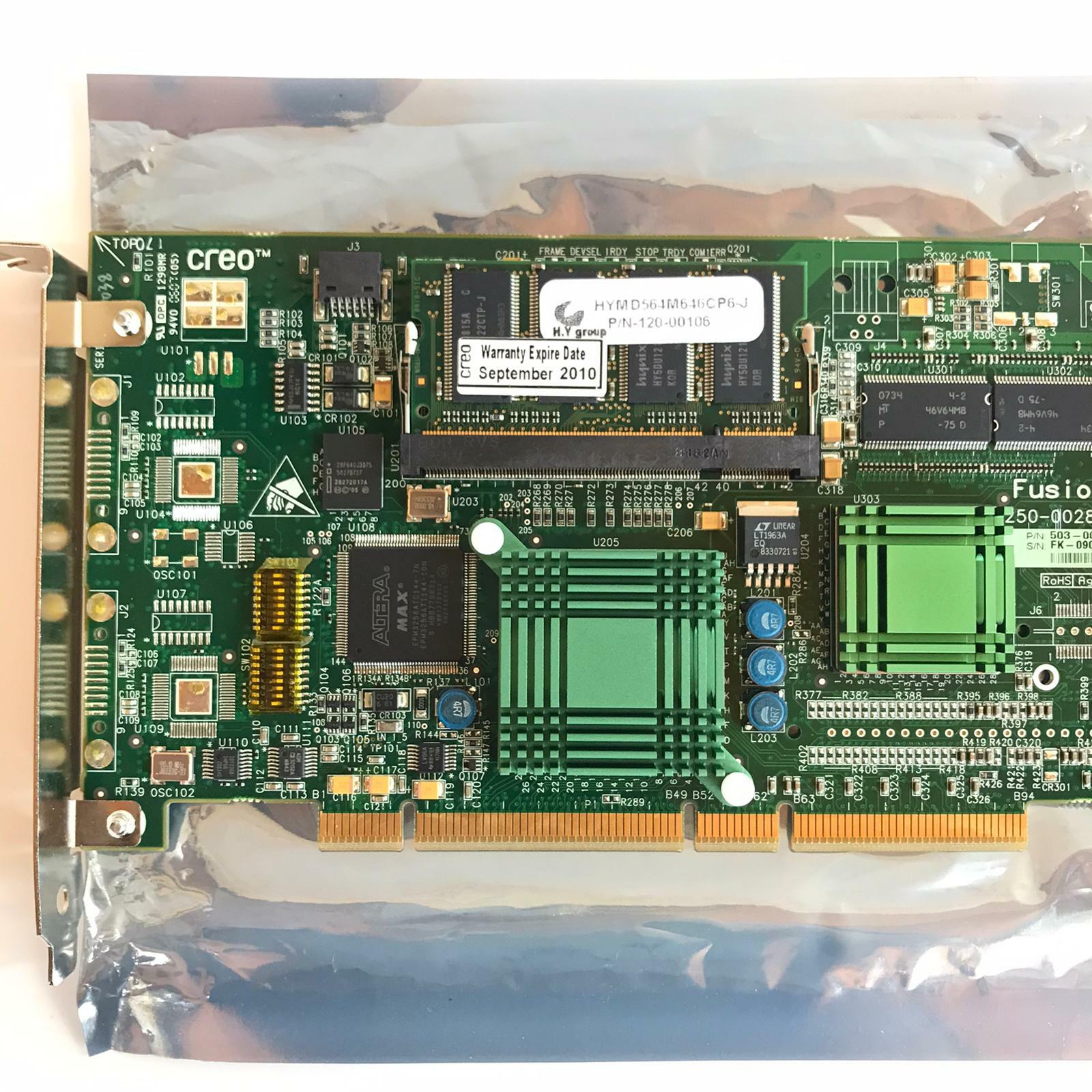CREO / FusionHX 250-00285A-A Fusion Board Konica Minolta Pci Card 503 00285A A