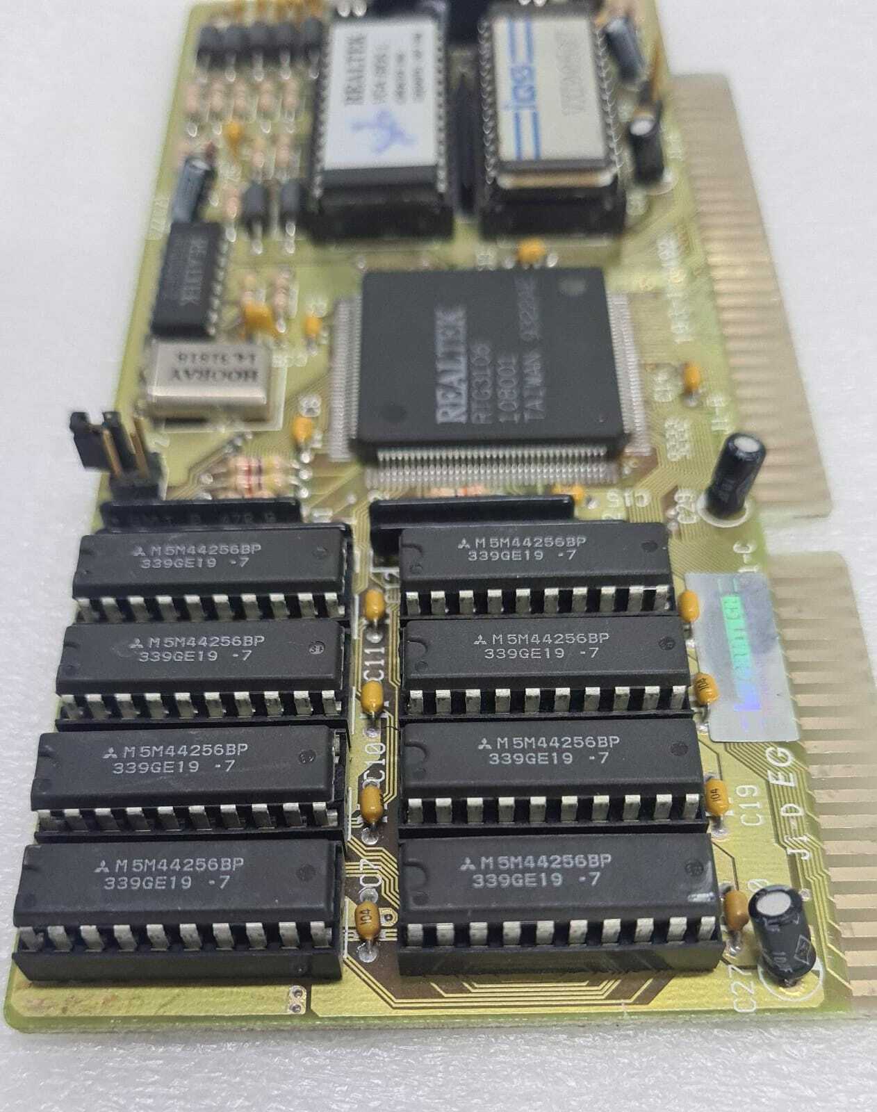 REALTEK RTG3106 VGA ISA 193-1-0492 Graphic Video Card