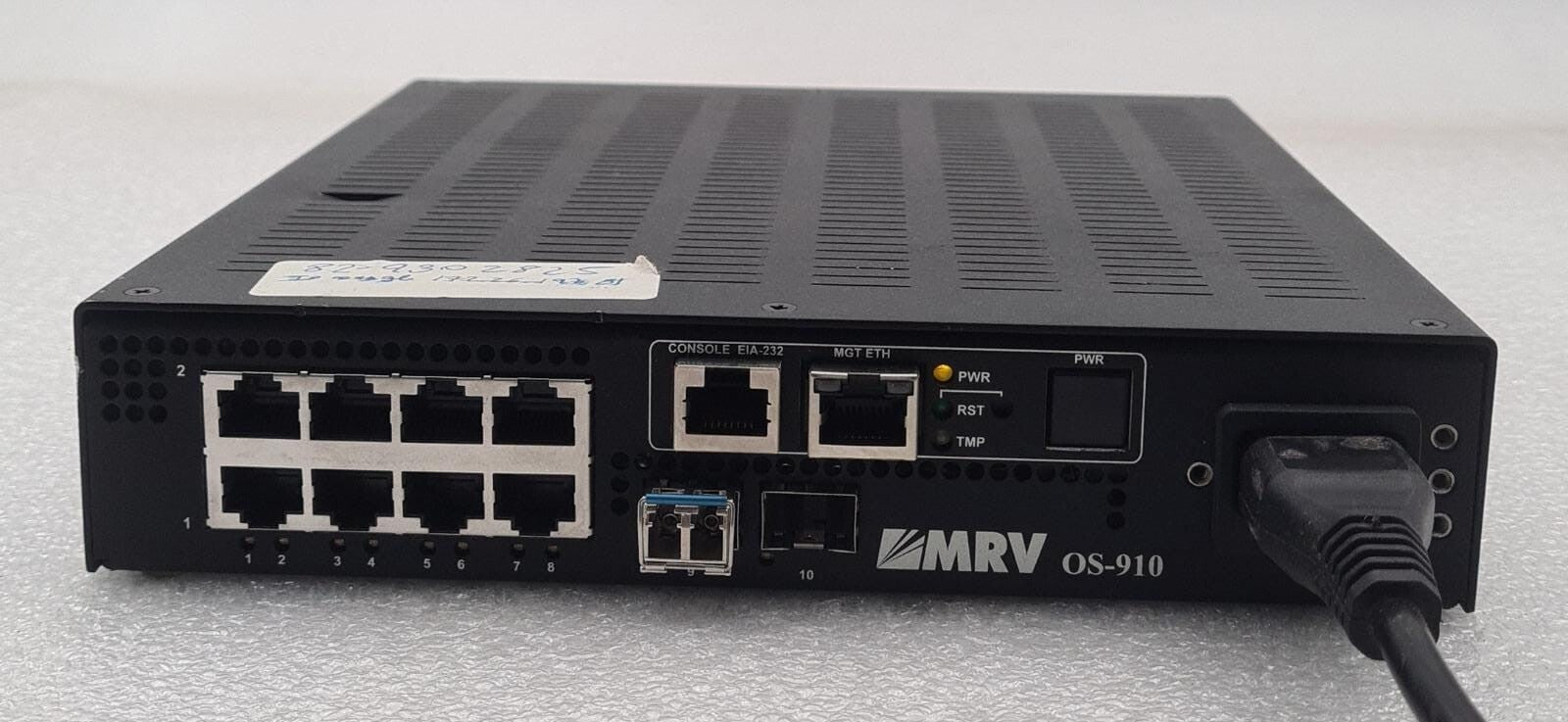 MRV OS-910 OS910/AC-1 Demarcation Platform RJ45 10/100/1000 BASE-T+2 1000FX SFP