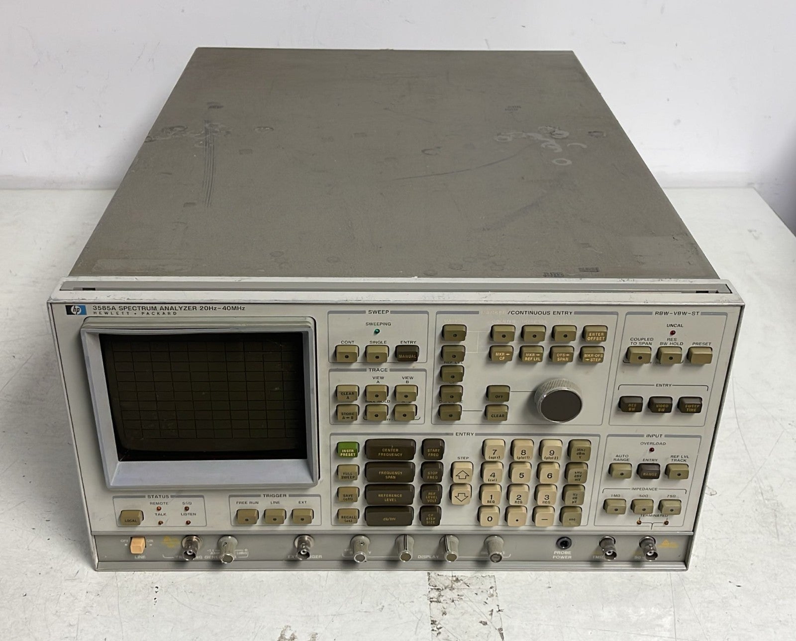 HP / Agilent 3585A Spectrum Analyzer 20Hz-40MHz **AS IS
