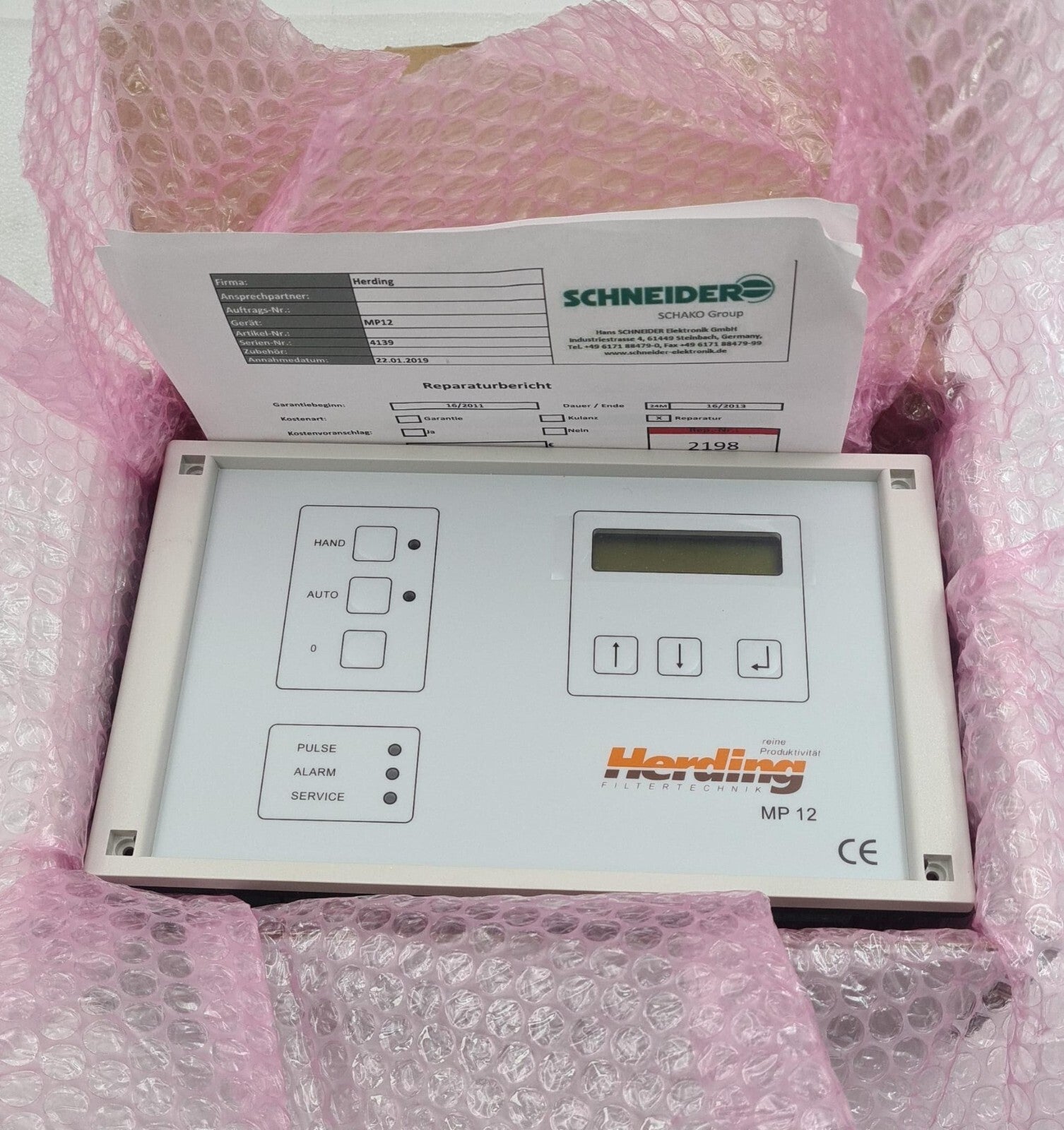 Herding Filtertechnik Steuerplatine MP 12 Control Panel **REFUBRISHED**