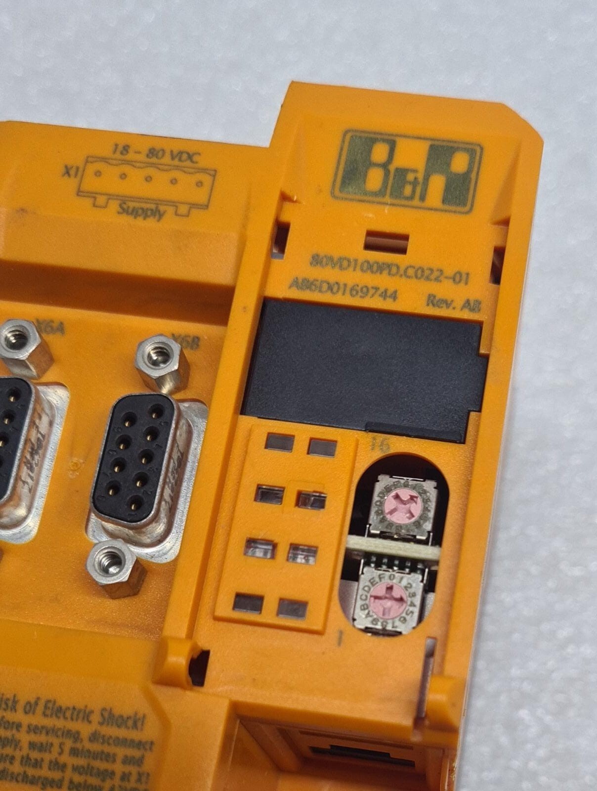 B&R Automation ACOPOS Micro 100D Servo Drive 80VD100PD.C022-01 Rev. AB **AS-IS