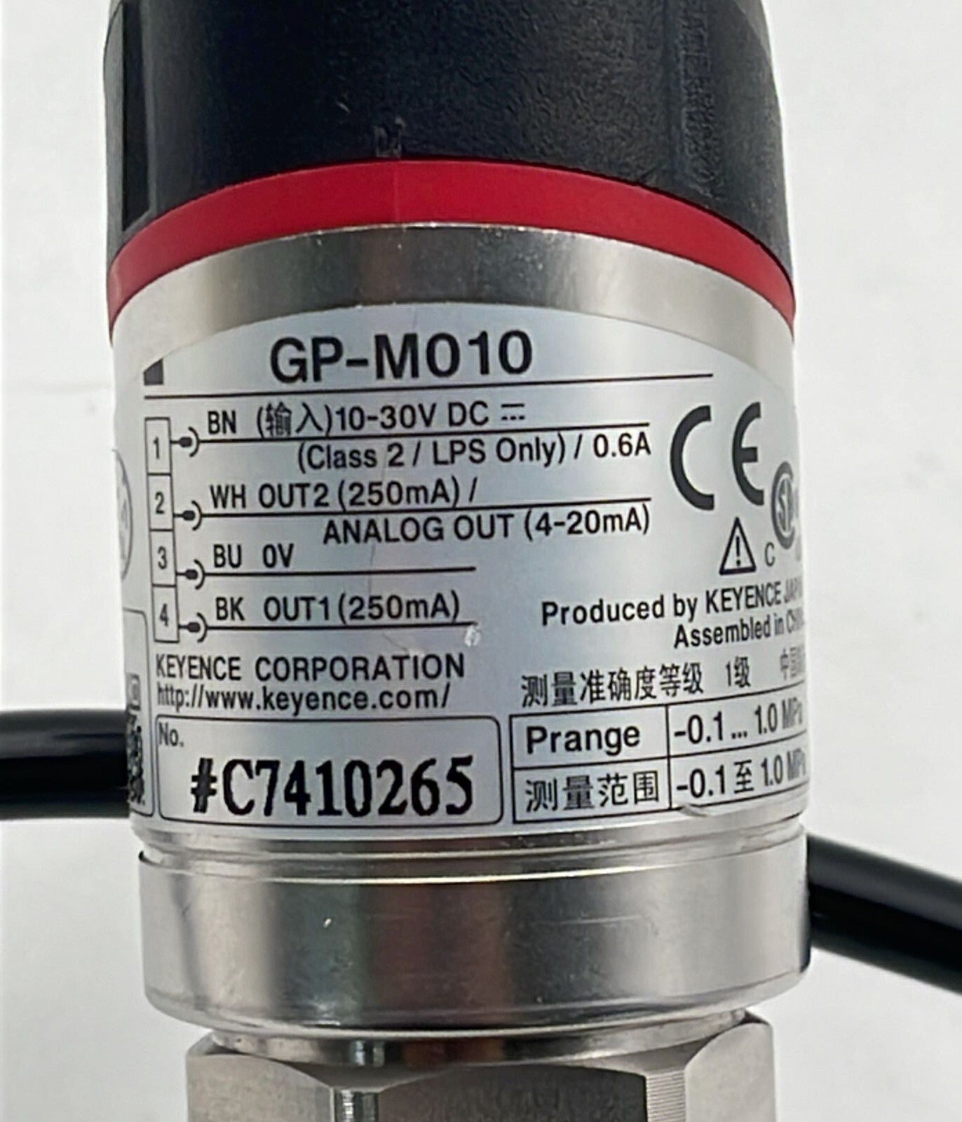 KEYENCE GP-M010 Digital Pressure Sensor