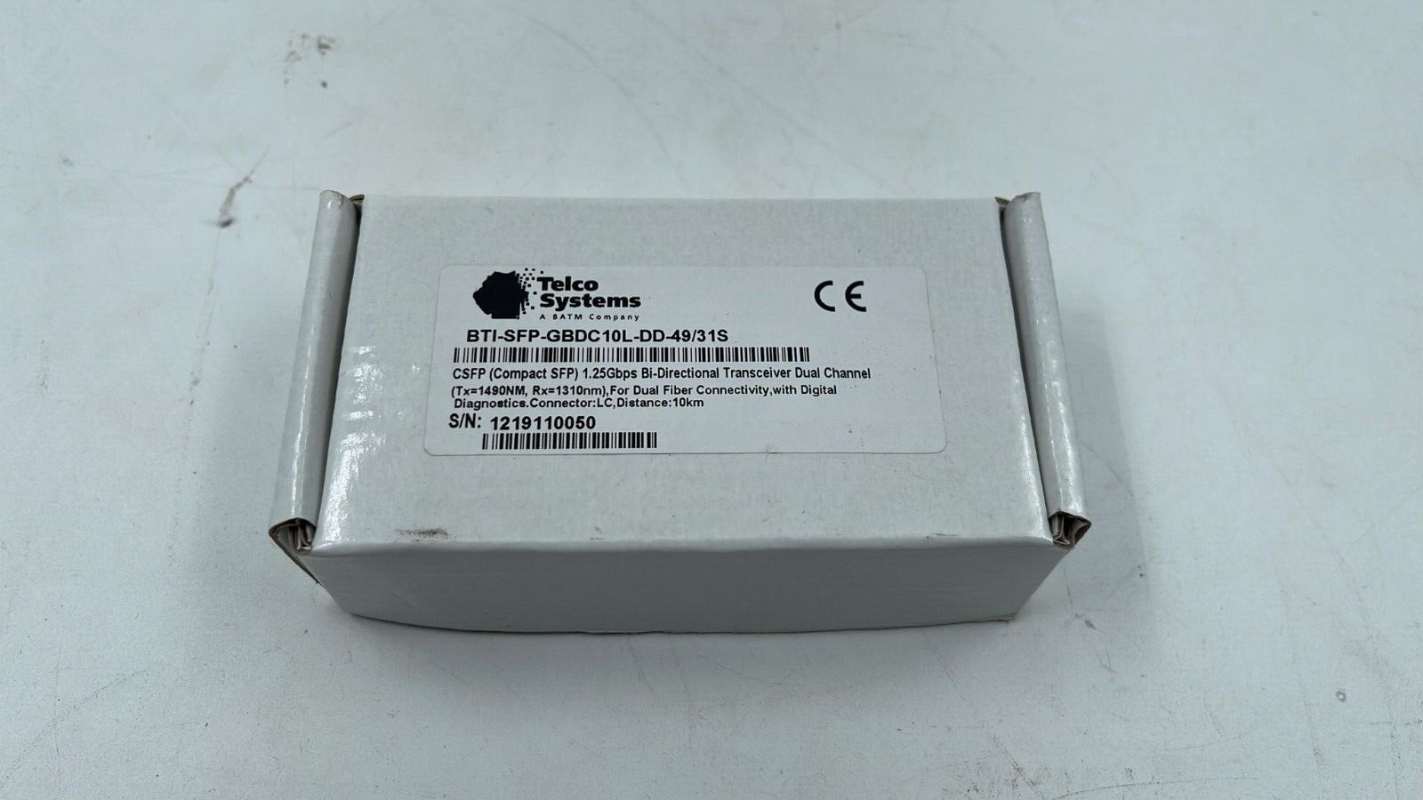 TELCO System BTI-SFP-GBDC10L-DD-49/31S