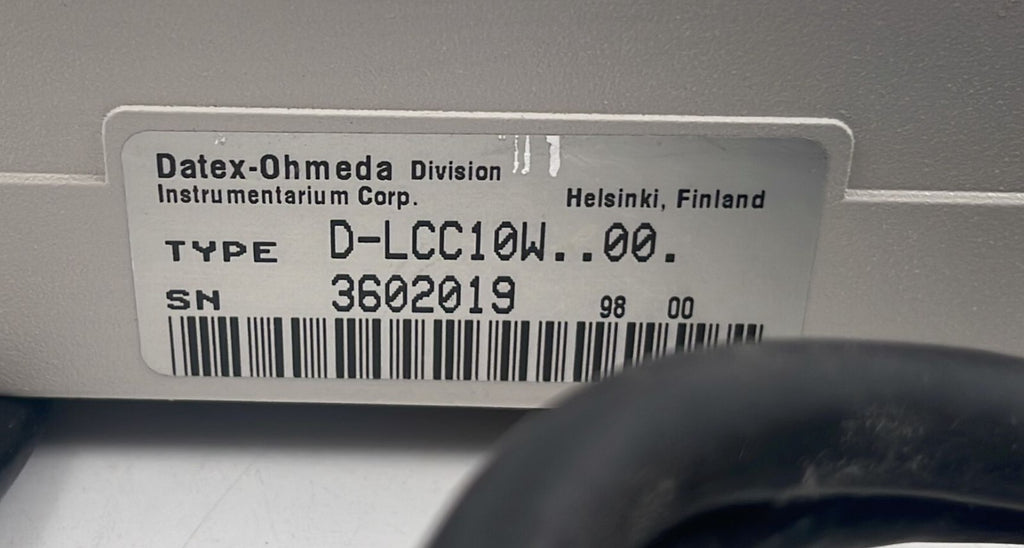 Datex-ohmeda AS/3 Monitor D-LCC10W..00.0