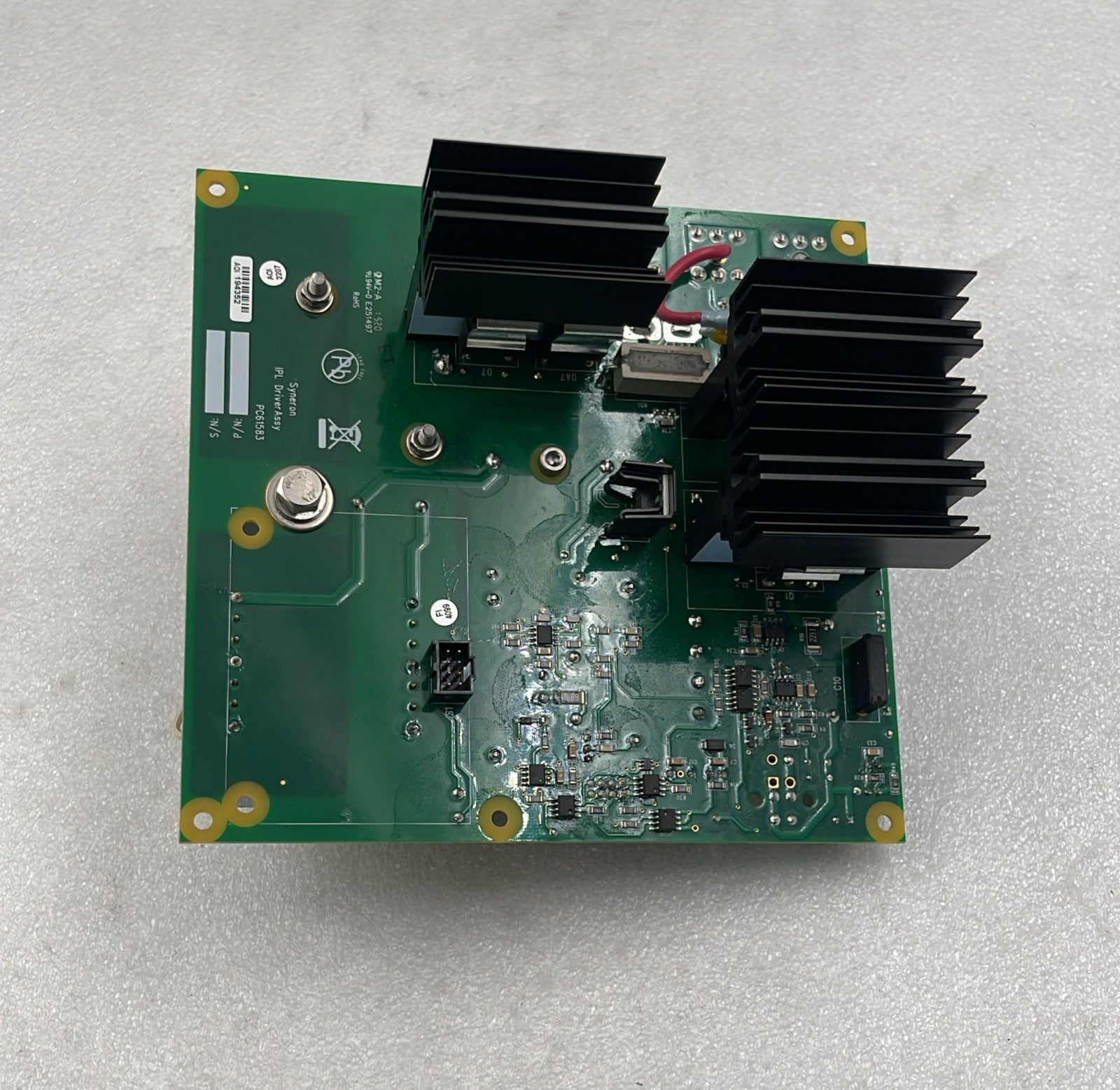 Syneron Candela PC61583 PCB rear solder side view