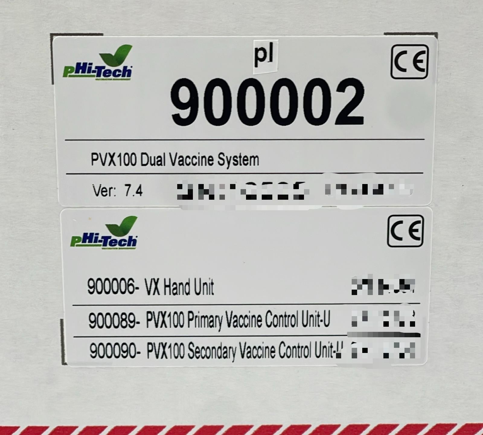 PHI‑TECH PVX100 Dual Vaccine Injector Smart Poultry System–Dual Kit *NEW SEALED*
