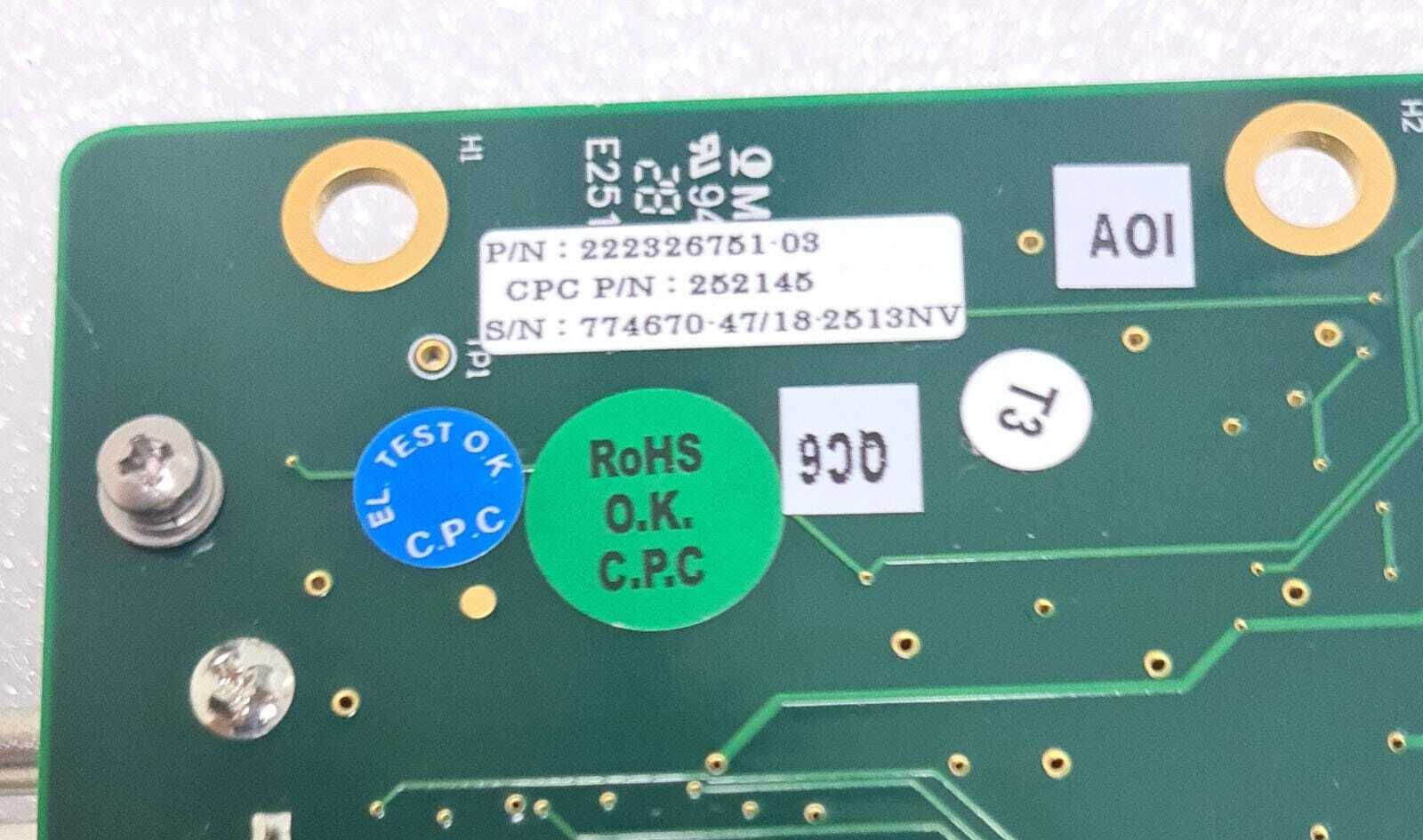 LCD DISPLAY BOARD 222326751-03 252145 PCB 252999PCB01