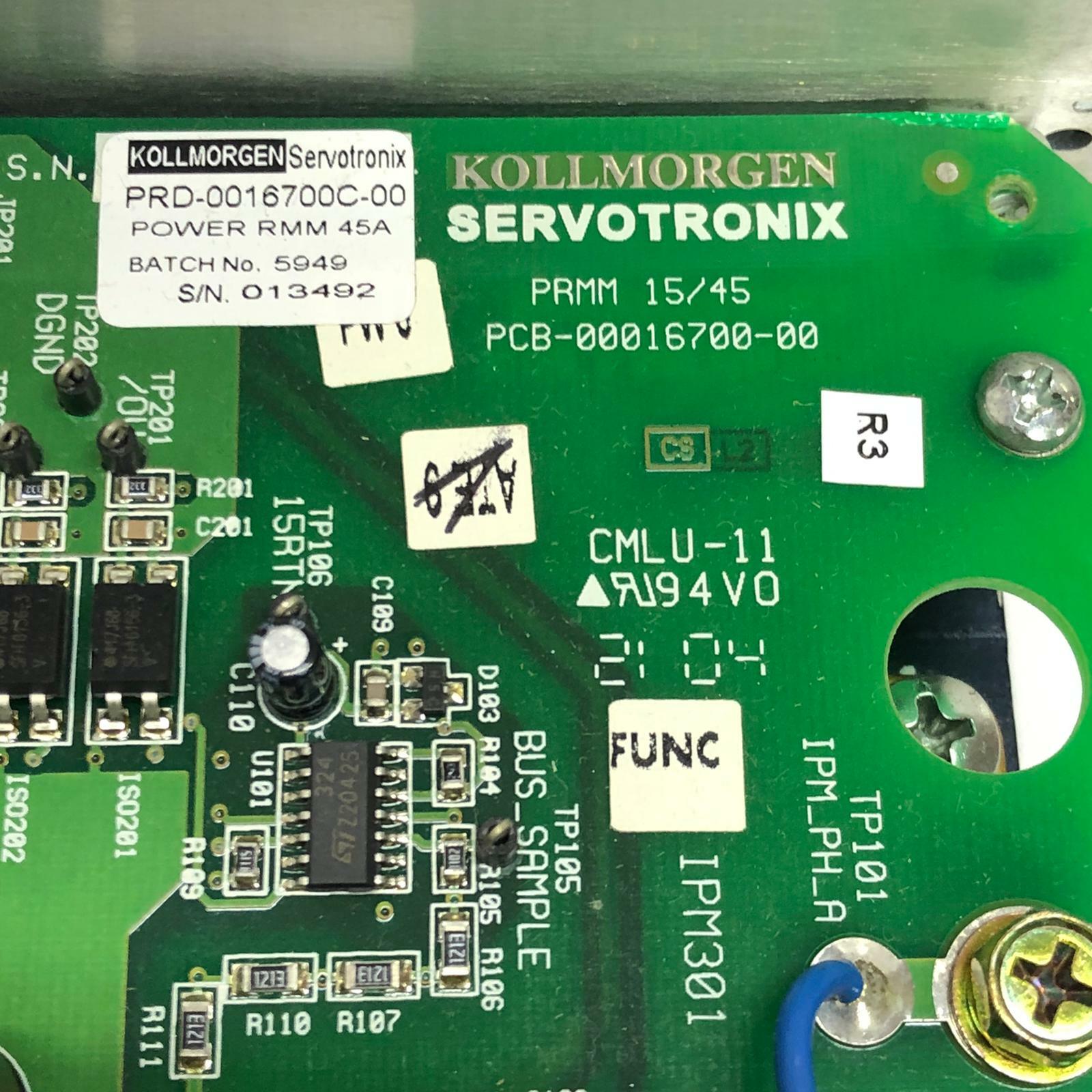 Kollmorgen Servotronix TRMM 15A / 45A  PRD-0036100H-11 PRD-00016700C-00