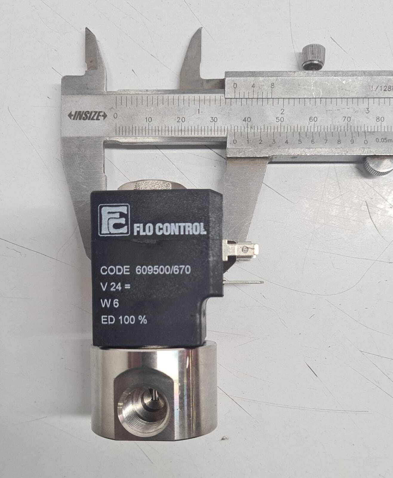 [LOT OF 3] FLO CONTROL FC 609500/670 Solenoid Valve 24VCD W/ Q90198.002