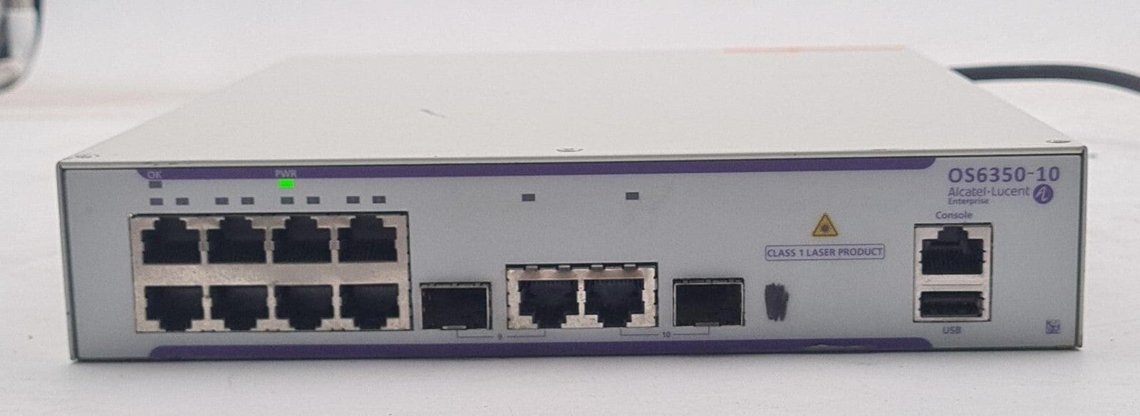 Alcatel Lucent OS6350-10 Omniswitch Switch 903868-90 100-240V