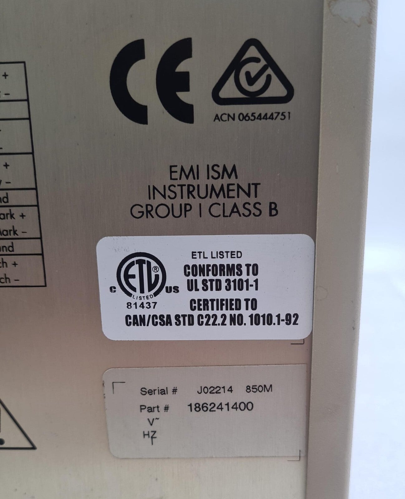 Waters 2414 Refractive Index (RI) Detector (RID) 186241400 HPLC **AS-IS**