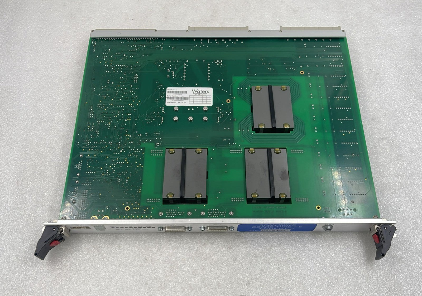 Waters Scan-Wave Type-6 board assembly rear view