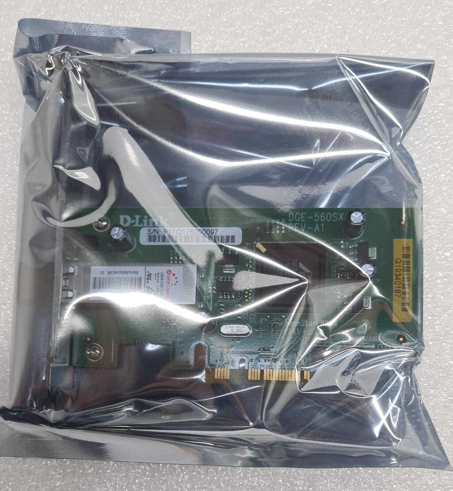 NEW - D-Link DGE-560SX 1000MBPS PCI‑Express Gigabit Fiber Desktop Adapter