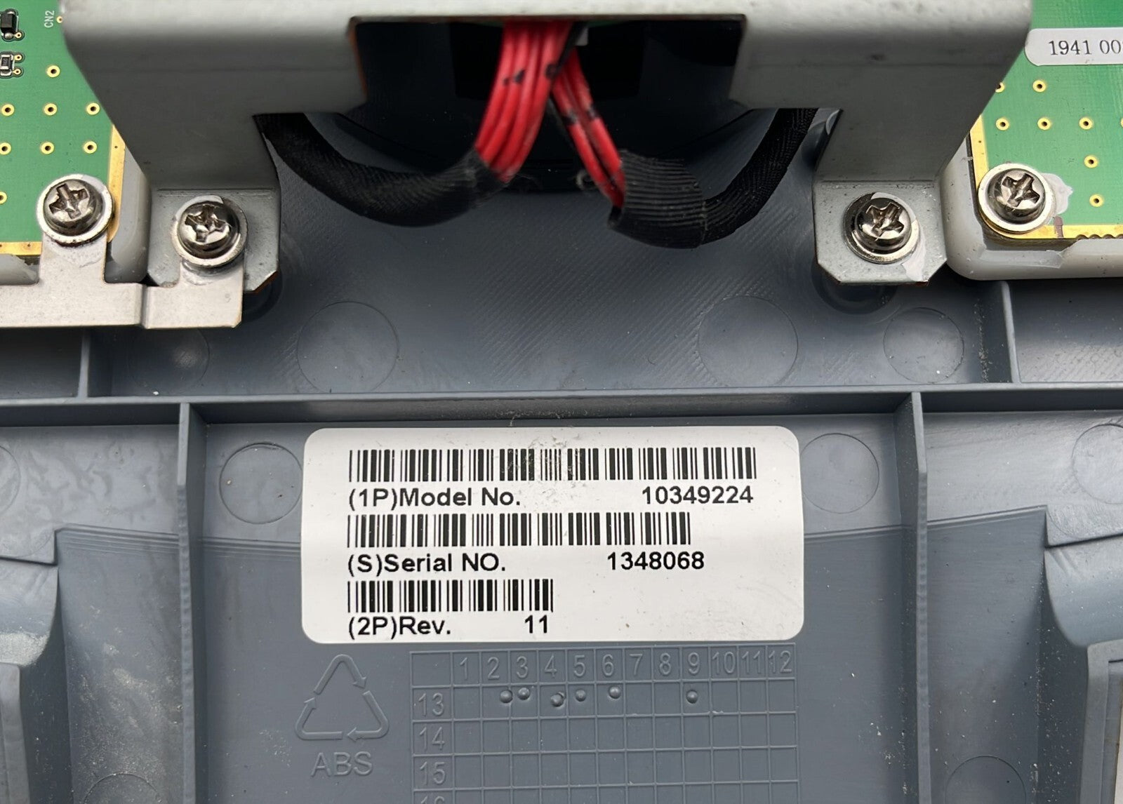 Siemens Acuson Ultrasound Control Panel Trackball 10349224