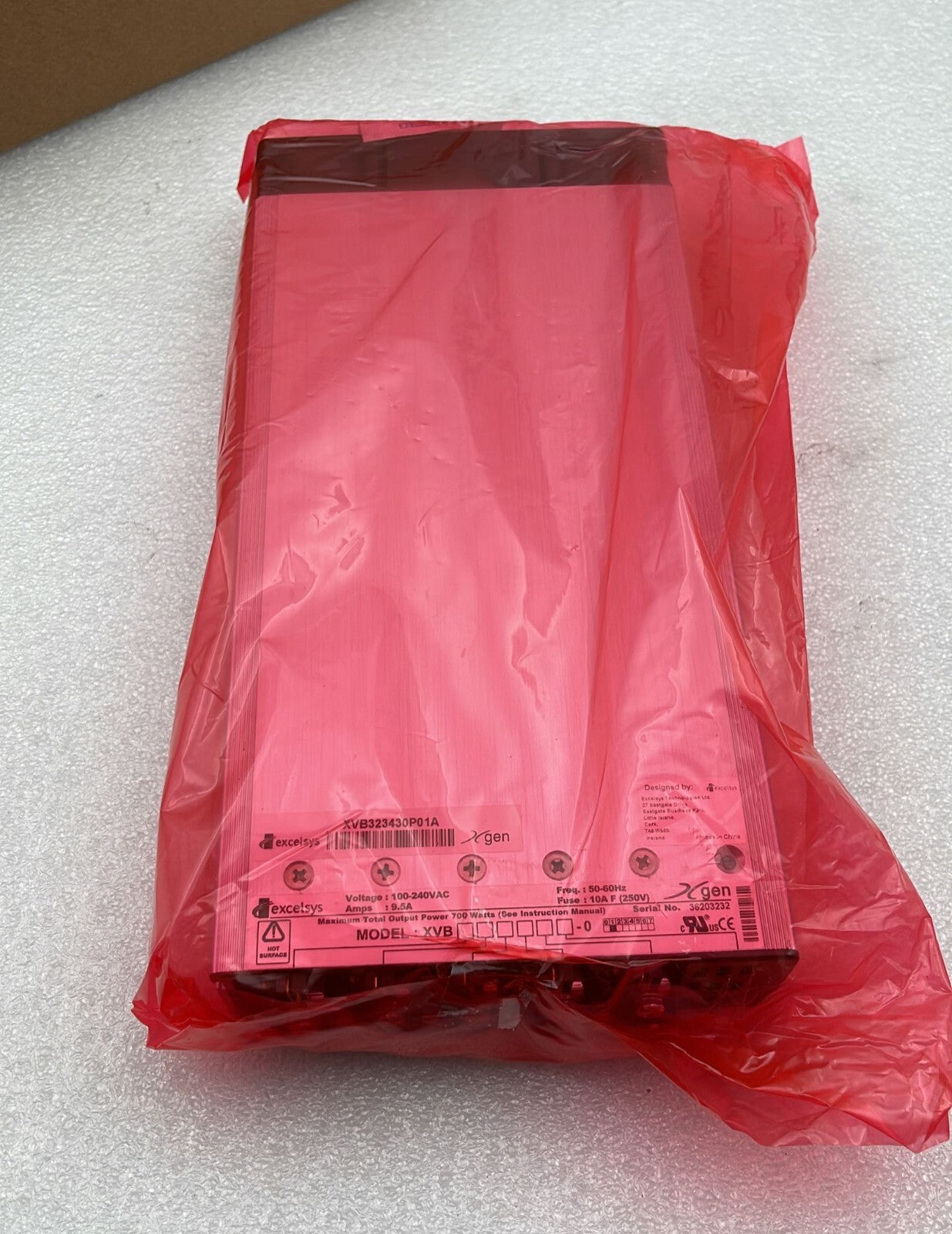 NEW- EXCELSYS XVB Power Supply XVB323430P01A