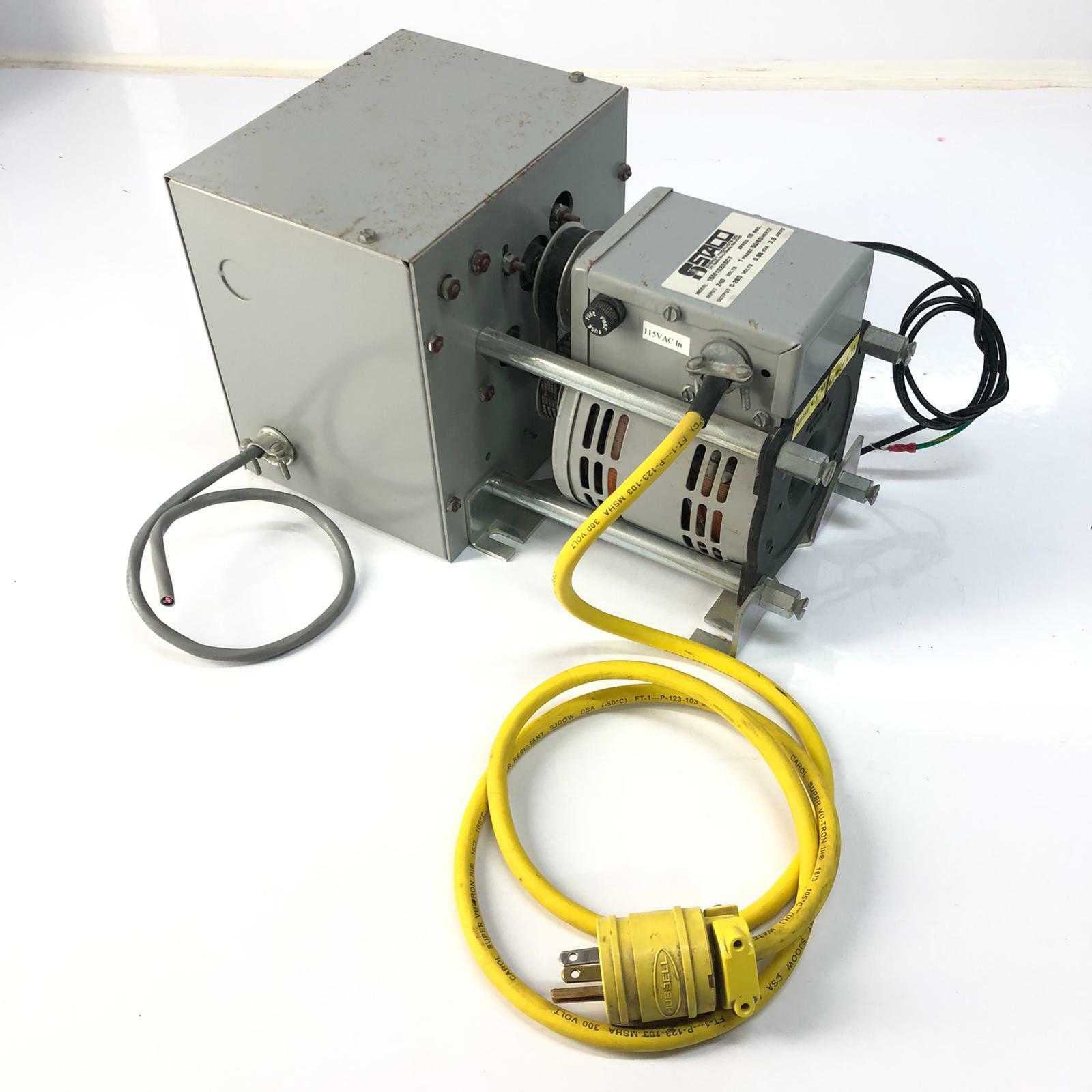 Staco Energy Variable Transformers 1020CBT 120/240VAC Single Phase 0.98KvA 15Sec