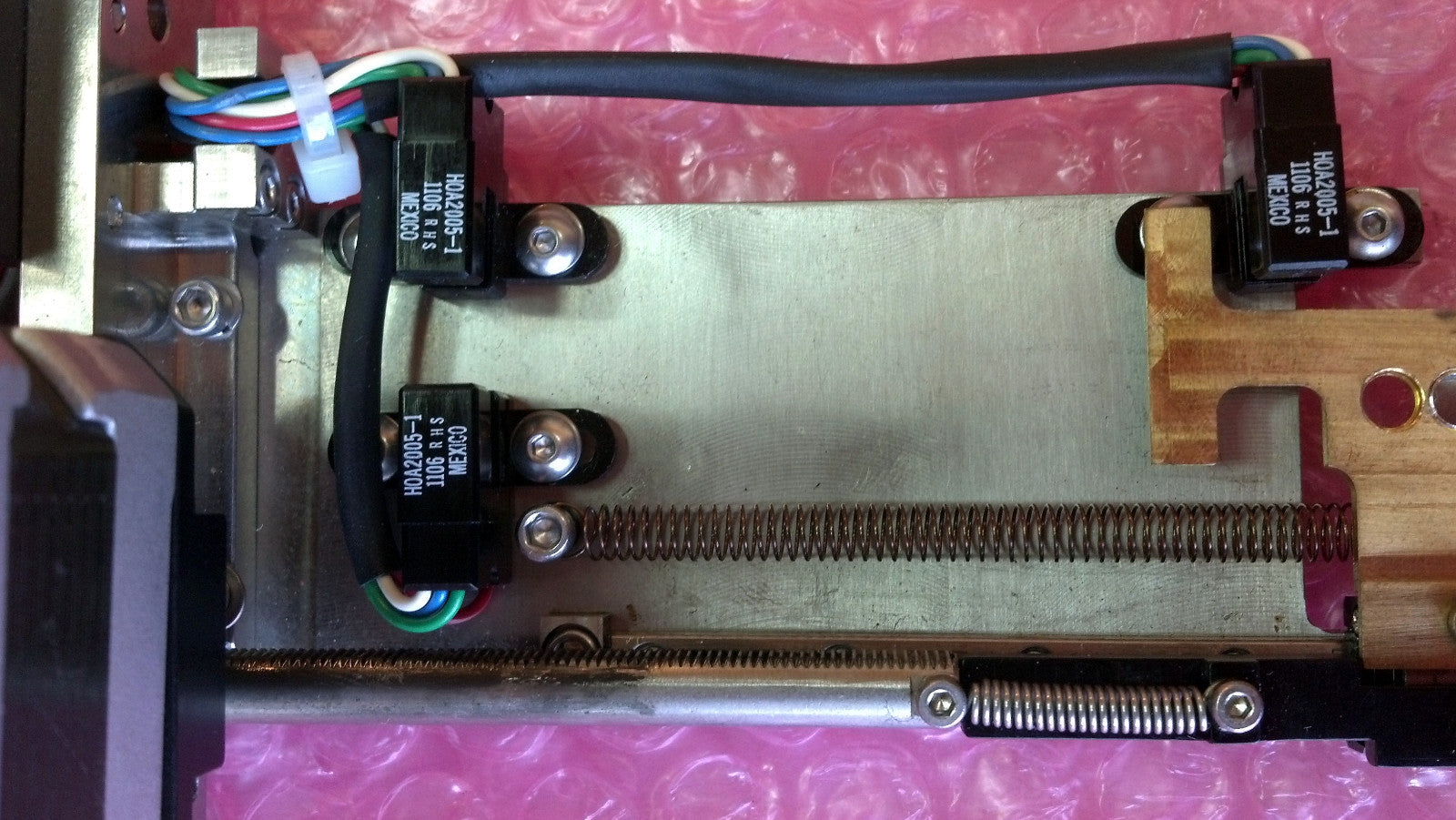 JANOME 2SQ-091BA34S 9.1 V Stepping Motor On Metal Rails Axis