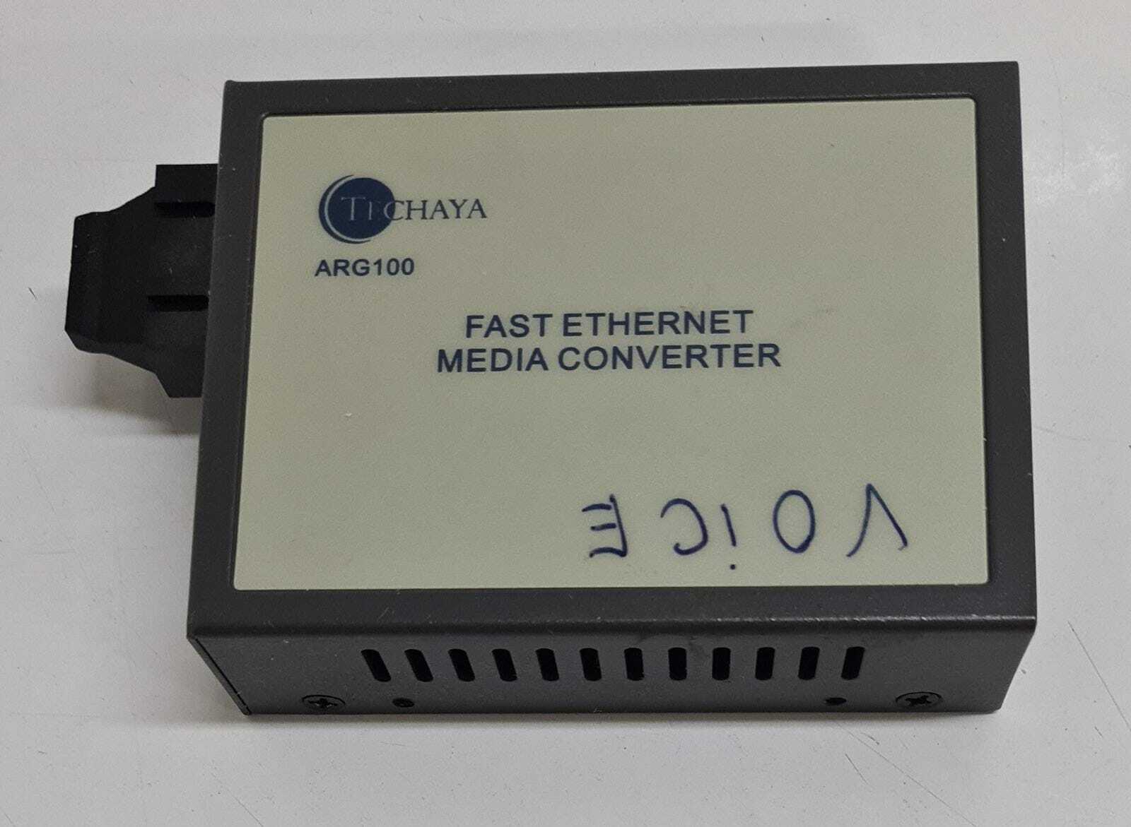 TECHAYA ARG100 FAST ETHERNET MEDIA CONVERTER ARG100(MM-2)