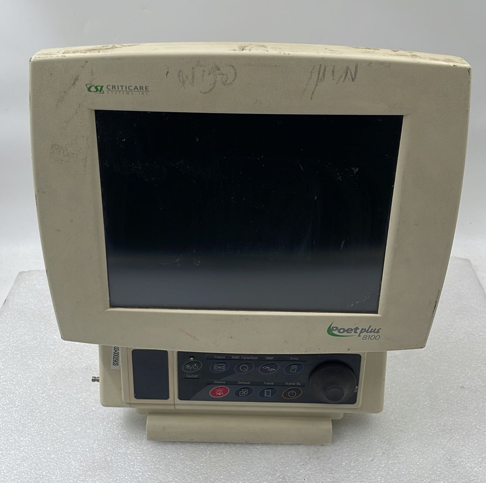 CSI Criticare Systems CSI8100 Monitor **AS IS