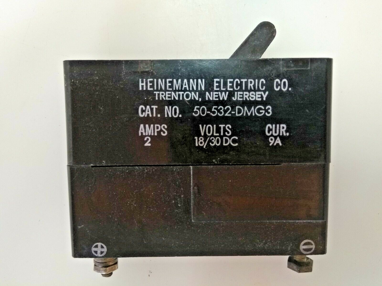Heimemann Electric Co 50 532 Dmg3 Circuit Breakers 9 amper 18 30 Vdc