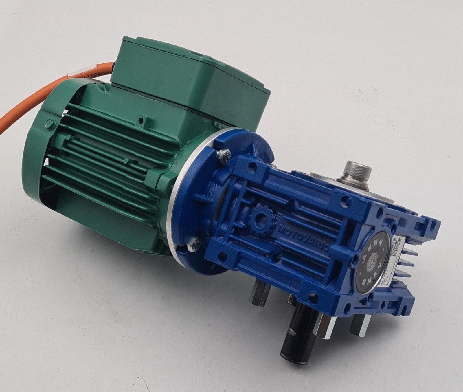 EMERSON Leroy-Somer LS56M/T 604069 & MOTOVARIO NMRV 040 6625159 GEARBOX REDUCER