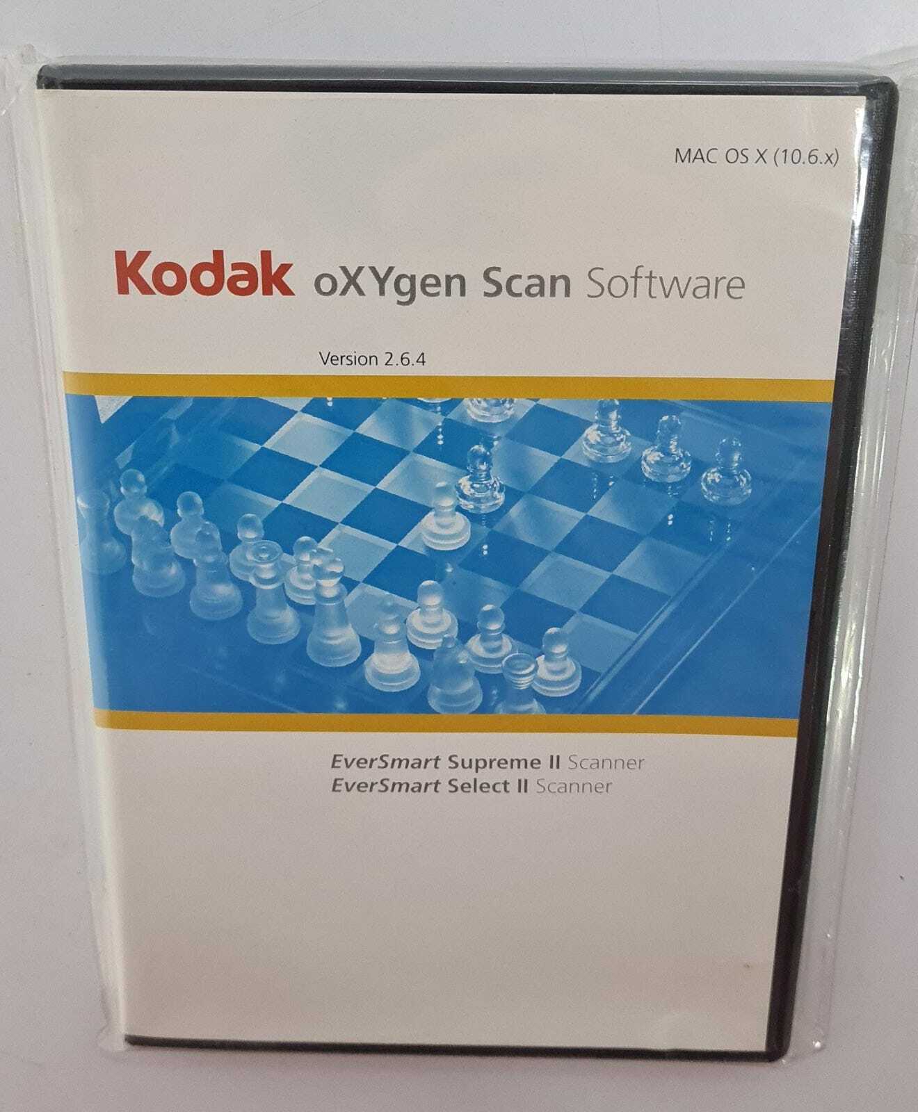 KODAK oXYgen Scan Software For EverSmart Ver. 2.6.4 MAC OS X (10.6.x)