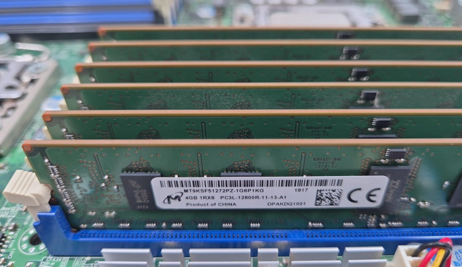 SUPER X8DA6-SA009A Motherboard W/ 6* 4GB & 2* CPU & I/O Shield for Siemens