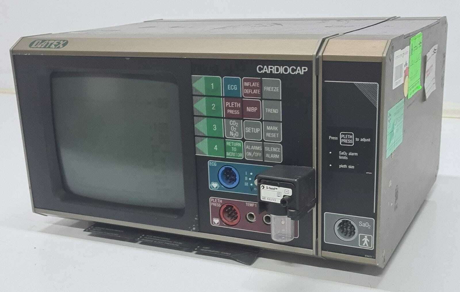 Datex Cardiocap COS-104-23-00 CC-104-23-02 Patient Monitor - FOR PARTS