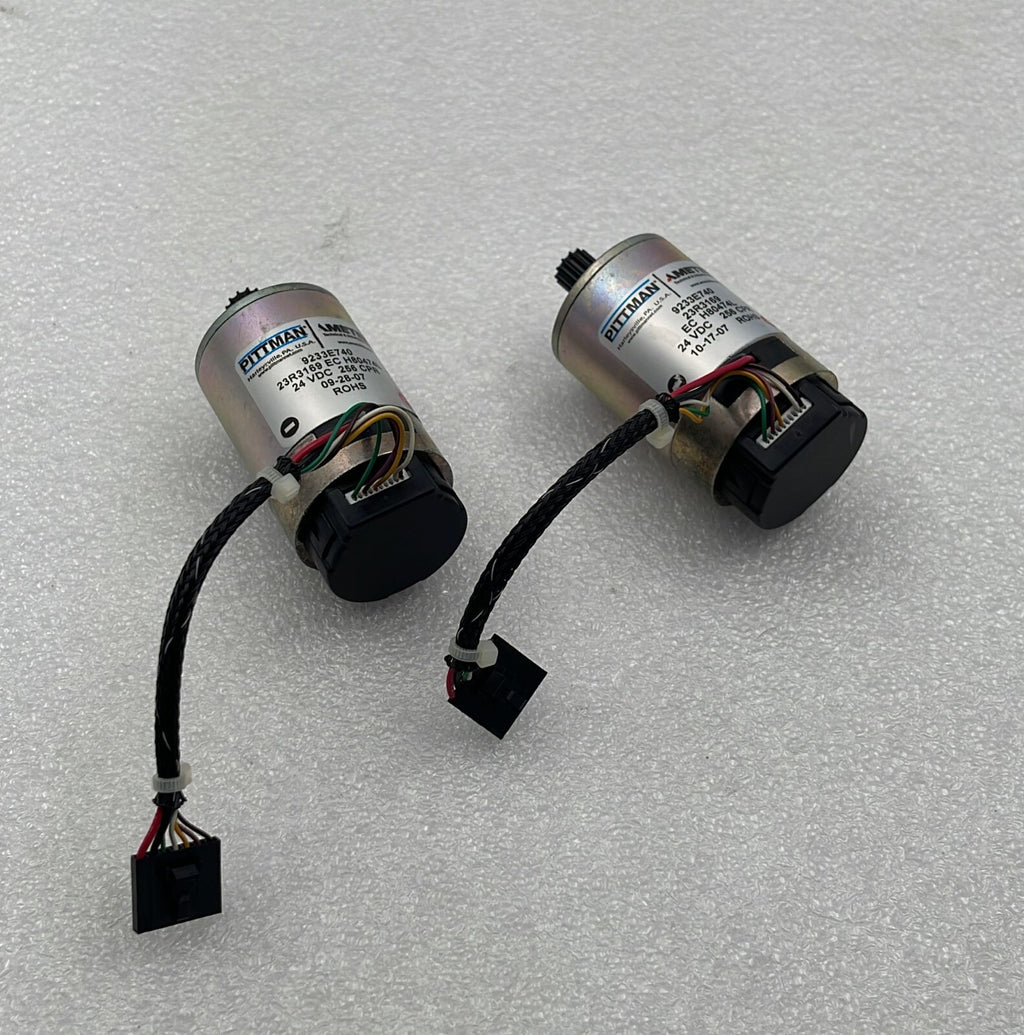 [LOT OF 2] Pittman Ametek 9233E740 Motor 23R3169 EC H80474L 24VDC 256 CPR