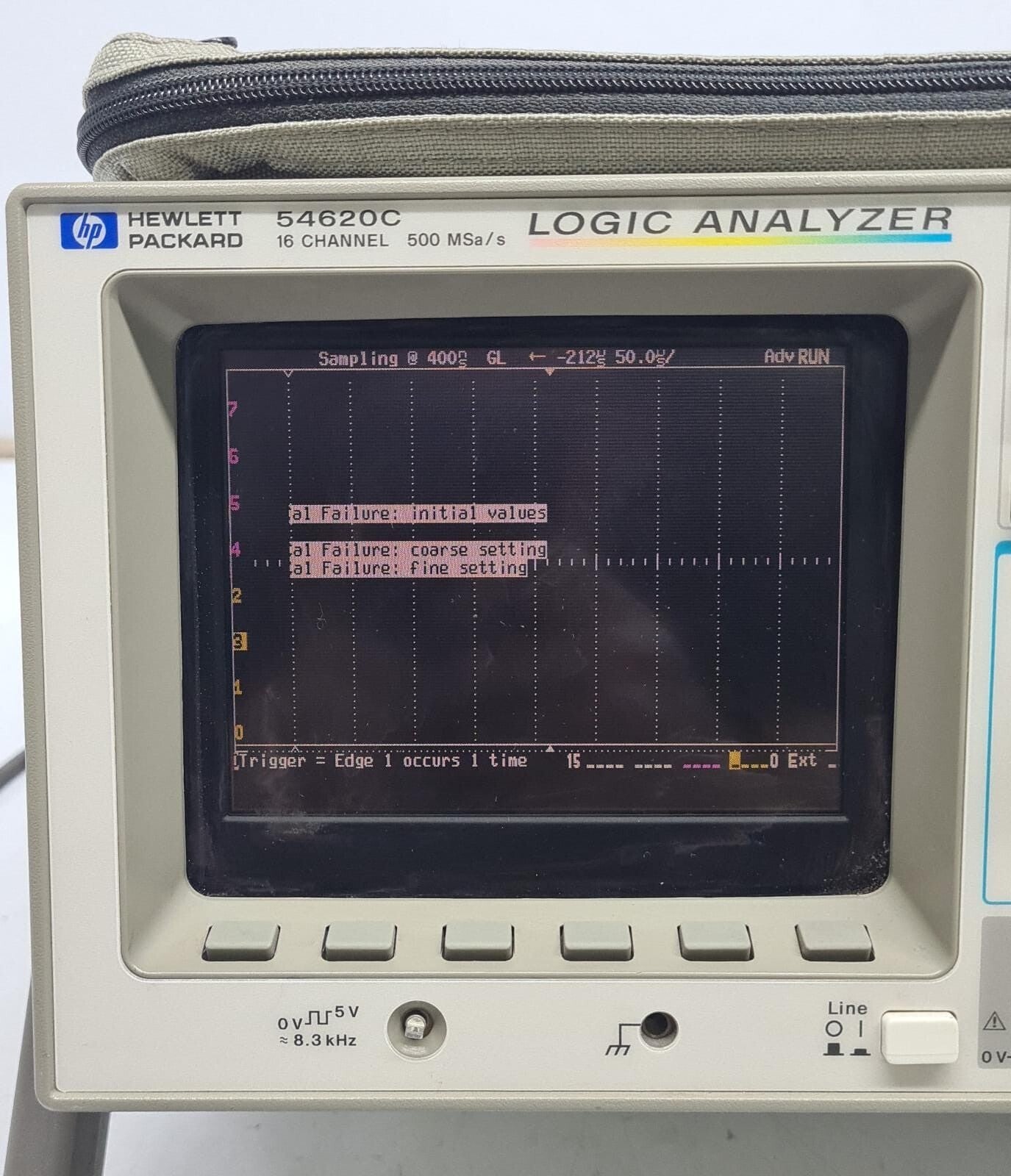 HP Agilent 54620C Logic Analyzer 16-channels 500MSa/s W/ 54650A **AS-IS