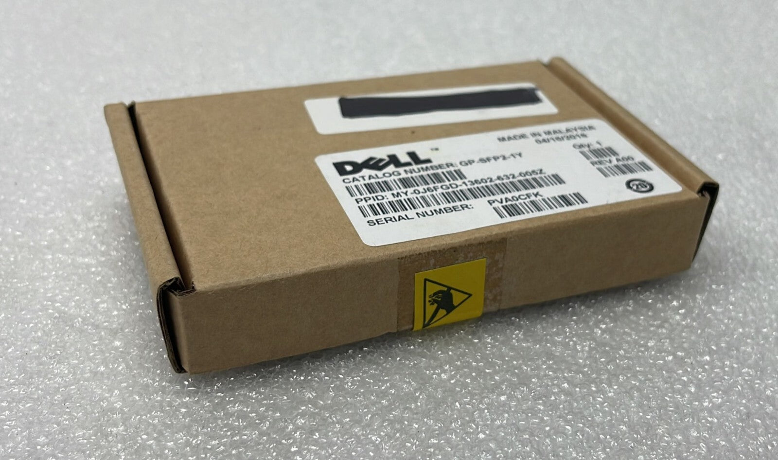 NEW SEALED - DELL TRANSCEIVER MY-0J6FGD-13602-632-005Z 1310nm GP-SFP2-1Y SFP+