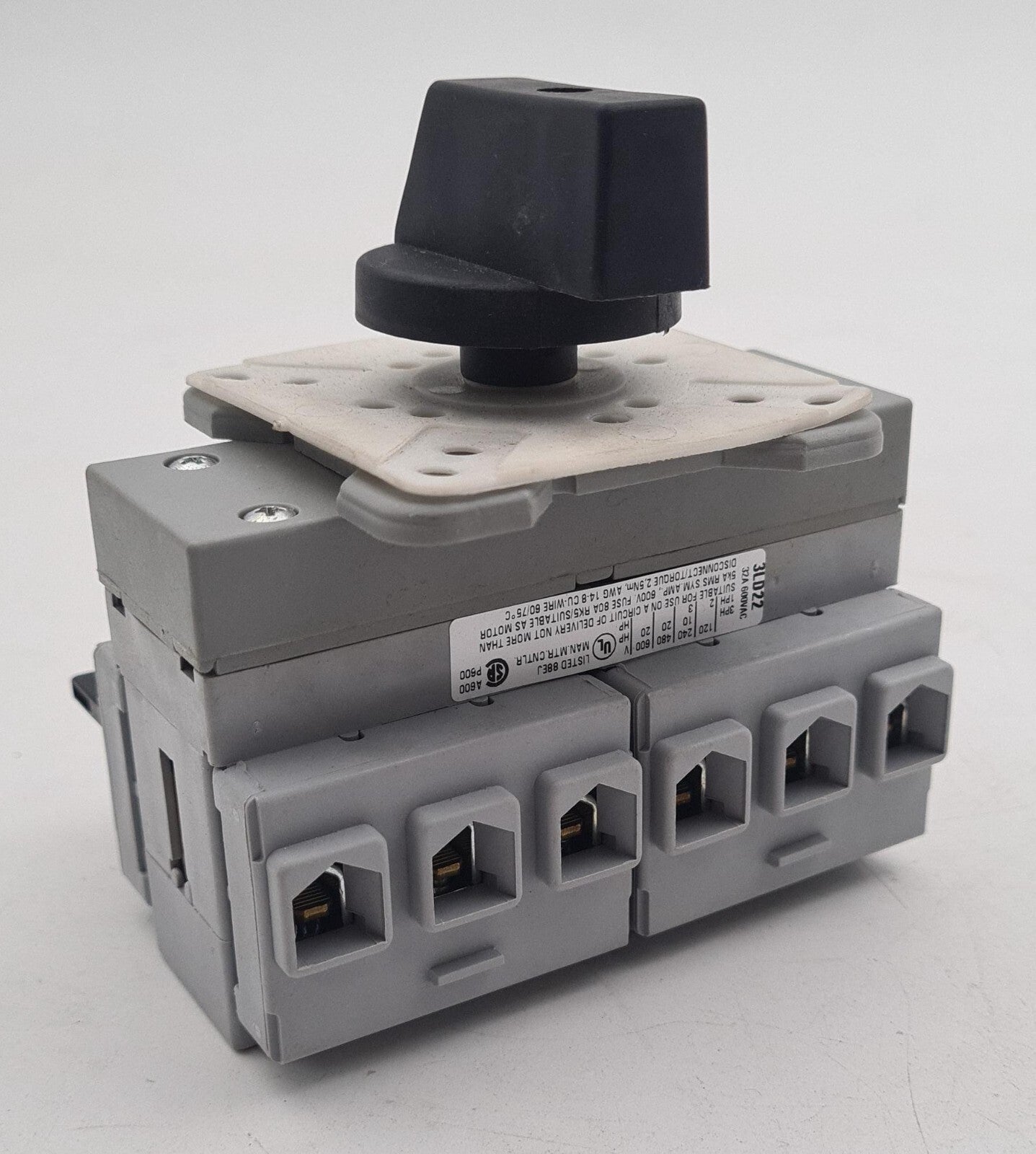 NEW - Siemens 3LD2223-7UK01 Changeover Switch Knob 3ZX1012-0LD20-2AT1