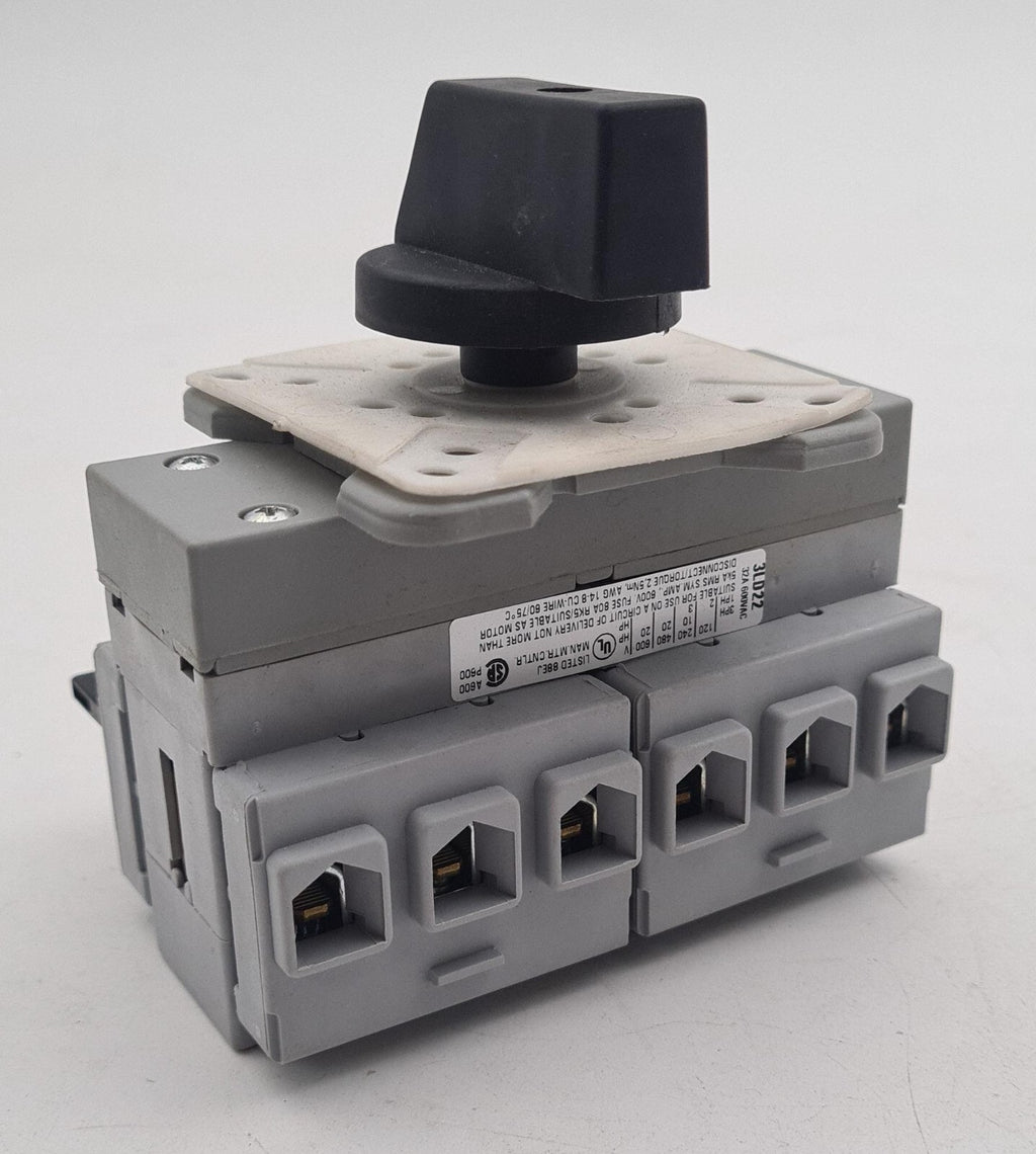 NEW - Siemens 3LD2223-7UK01 Changeover Switch Knob 3ZX1012-0LD20-2AT1