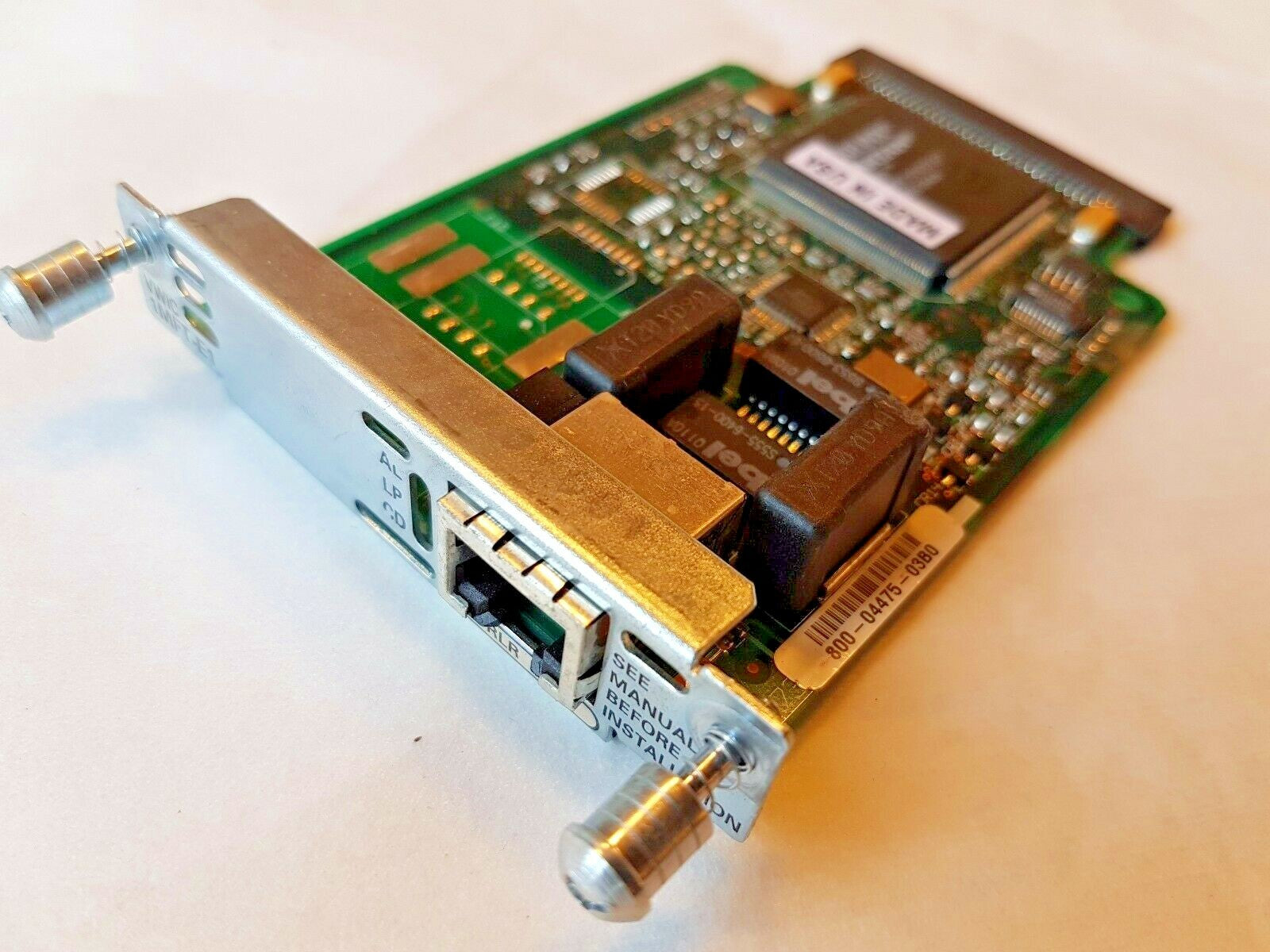 Cisco 800 04475 03B0 VWIC Mft G703 Voice Module for Router Wan Interface Card